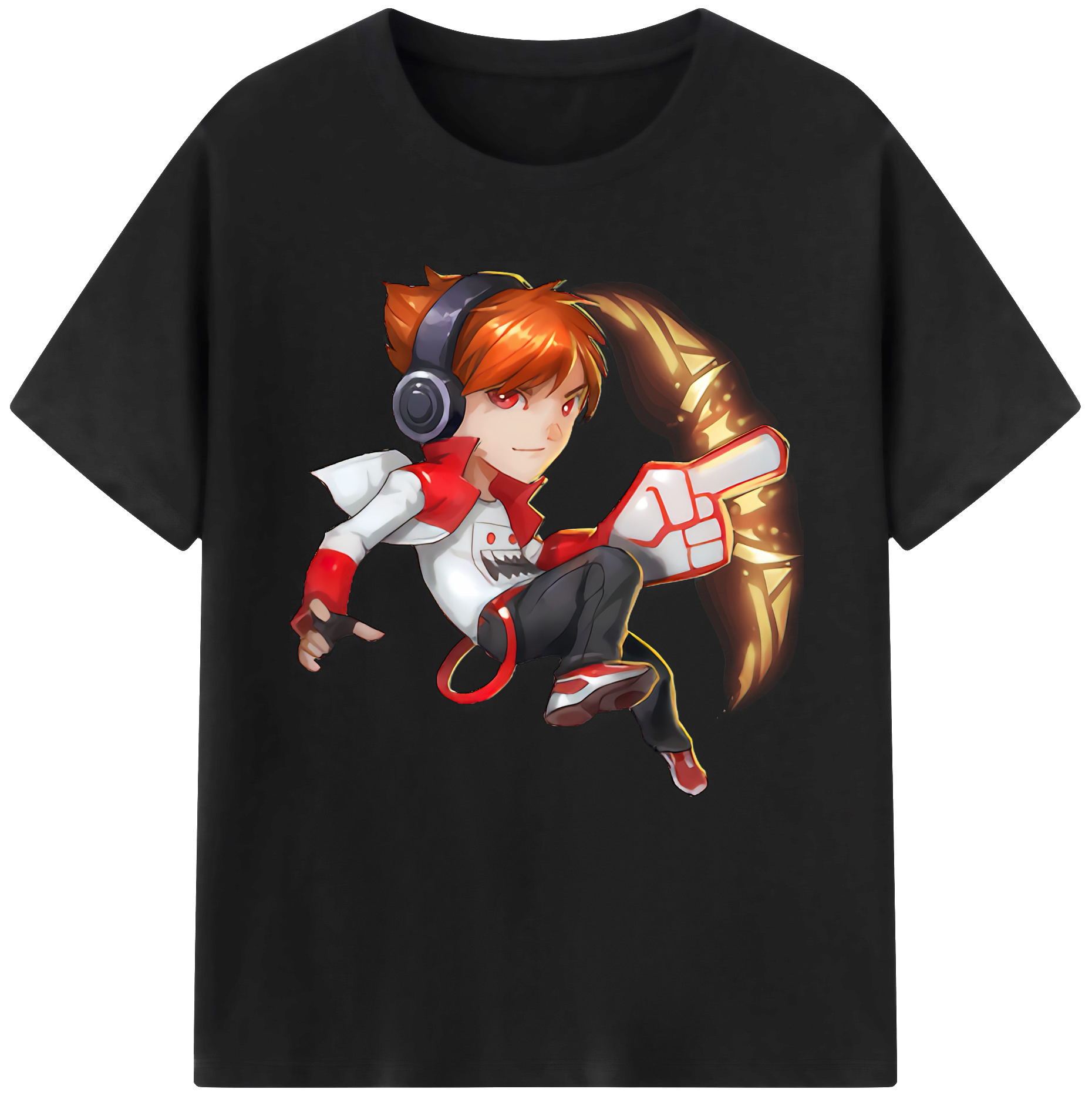 リーグ・オブ・レジェンド League of Legends LOL 綿100％半袖Tシャツ（フロントプリント）