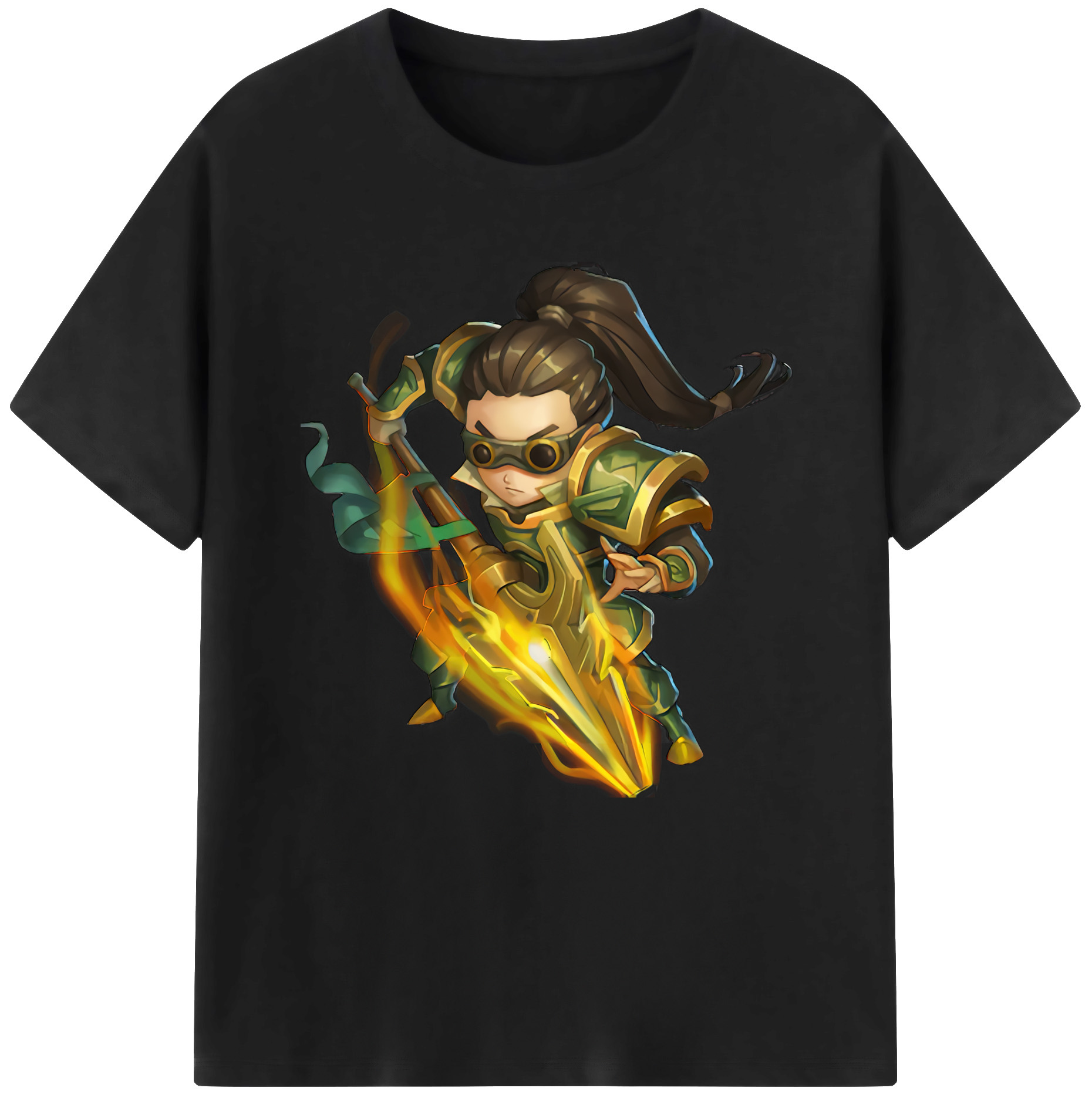 リーグ・オブ・レジェンド League of Legends LOL 綿100％半袖Tシャツ（フロントプリント）