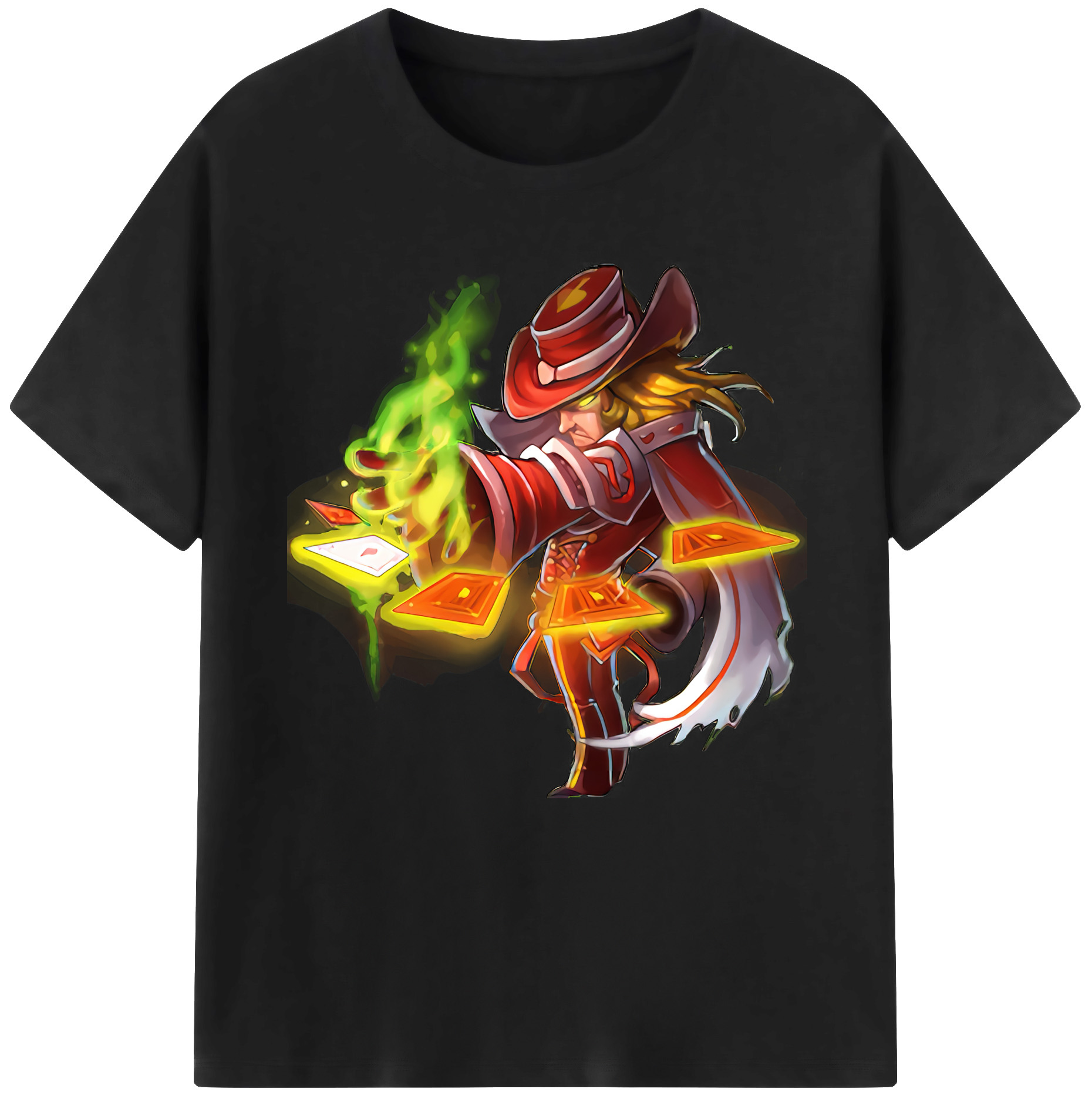 リーグ・オブ・レジェンド League of Legends LOL 綿100％半袖Tシャツ（フロントプリント）