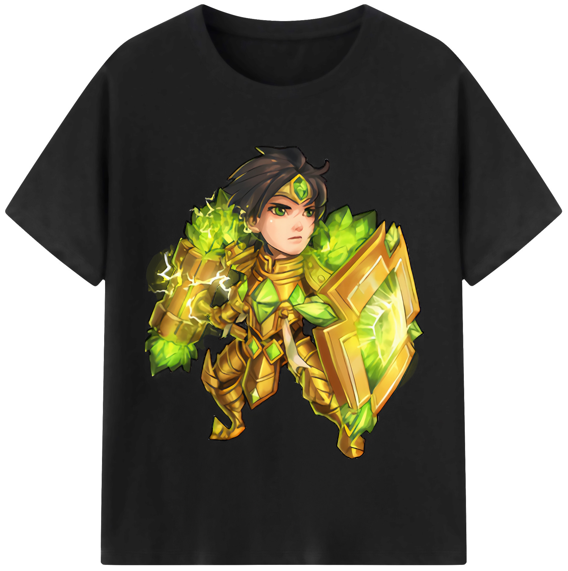 リーグ・オブ・レジェンド League of Legends LOL 綿100％半袖Tシャツ（フロントプリント）