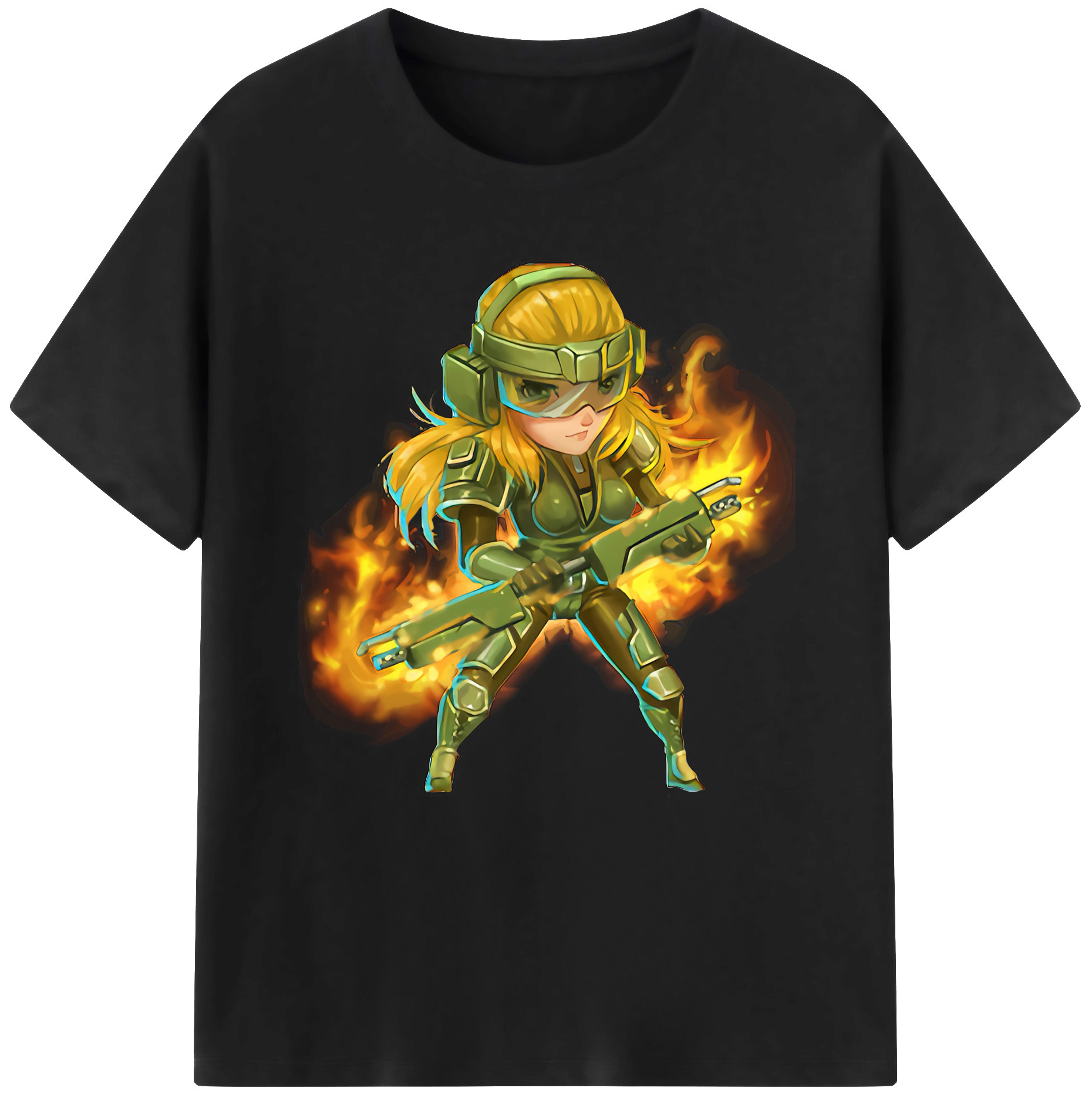 リーグ・オブ・レジェンド League of Legends LOL 綿100％半袖Tシャツ（フロントプリント）