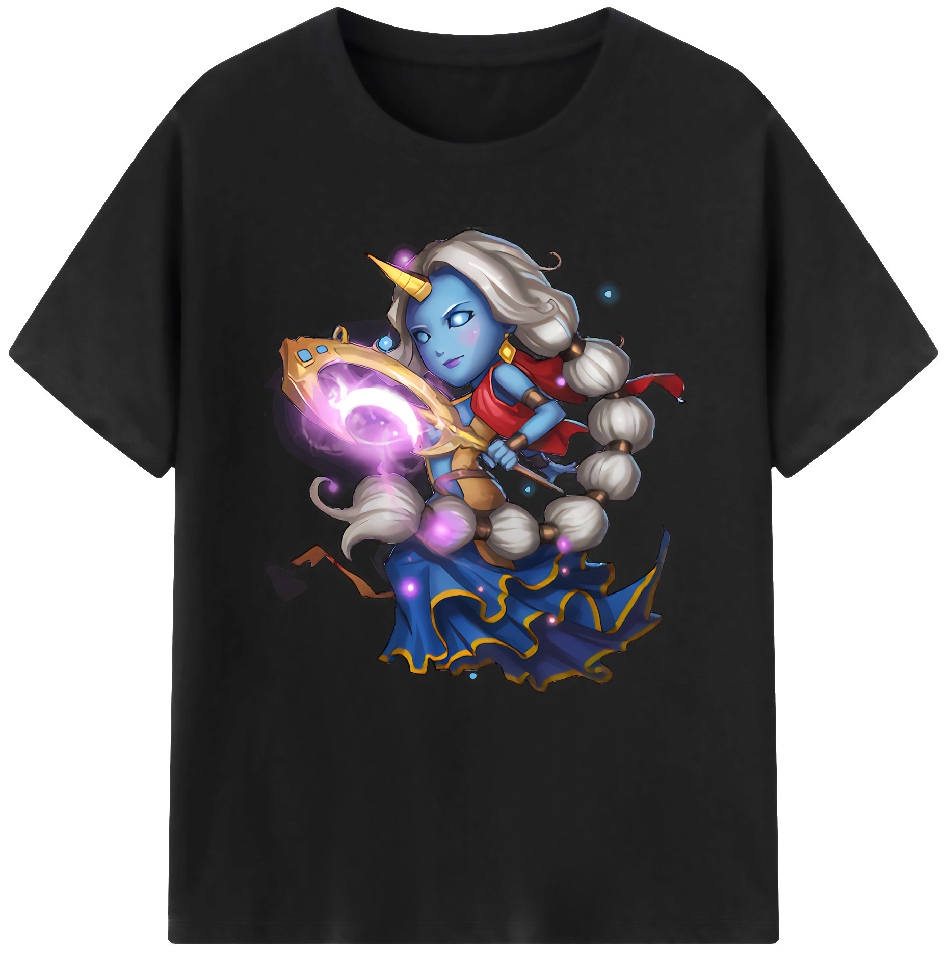 リーグ・オブ・レジェンド League of Legends LOL 綿100％半袖Tシャツ（フロントプリント）