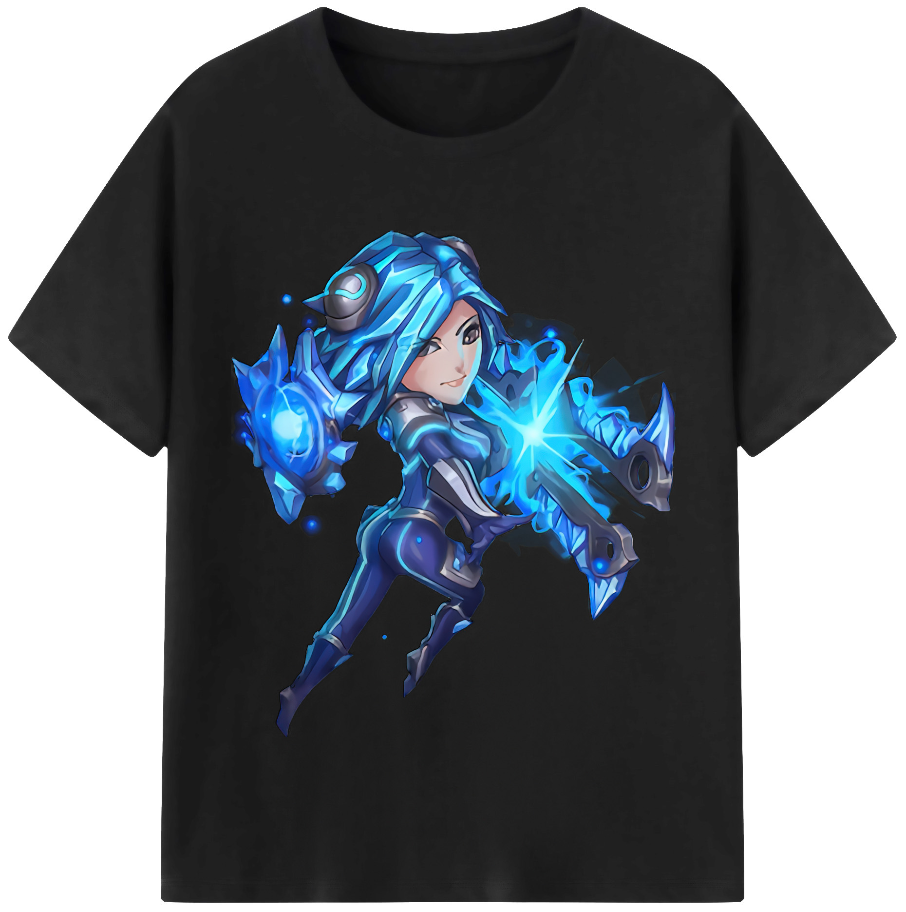 リーグ・オブ・レジェンド League of Legends LOL 綿100％半袖Tシャツ（フロントプリント）