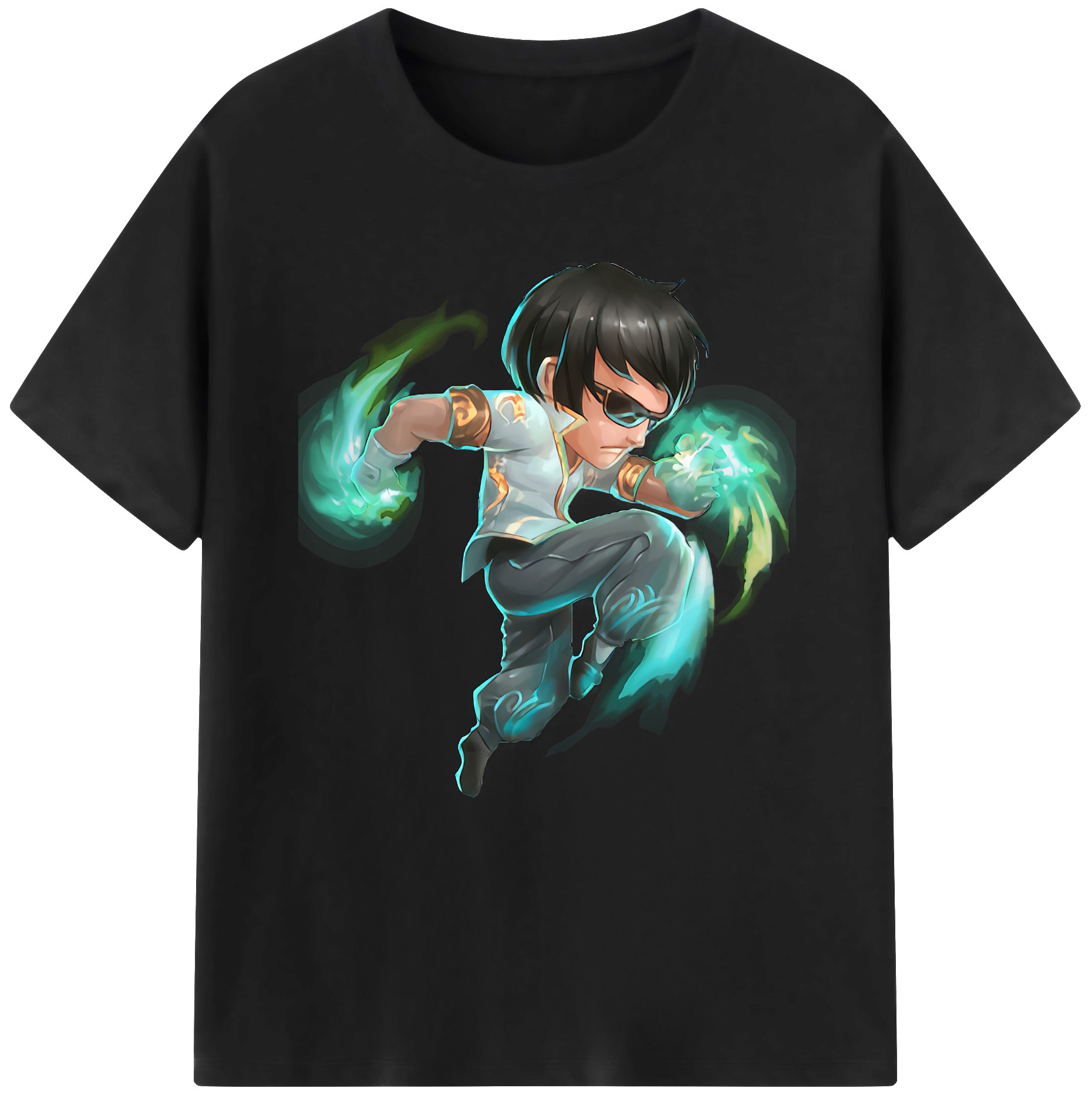 （画像用） リーグ・オブ・レジェンド League of Legends LOL 綿100％半袖Tシャツ（フロントプリント）