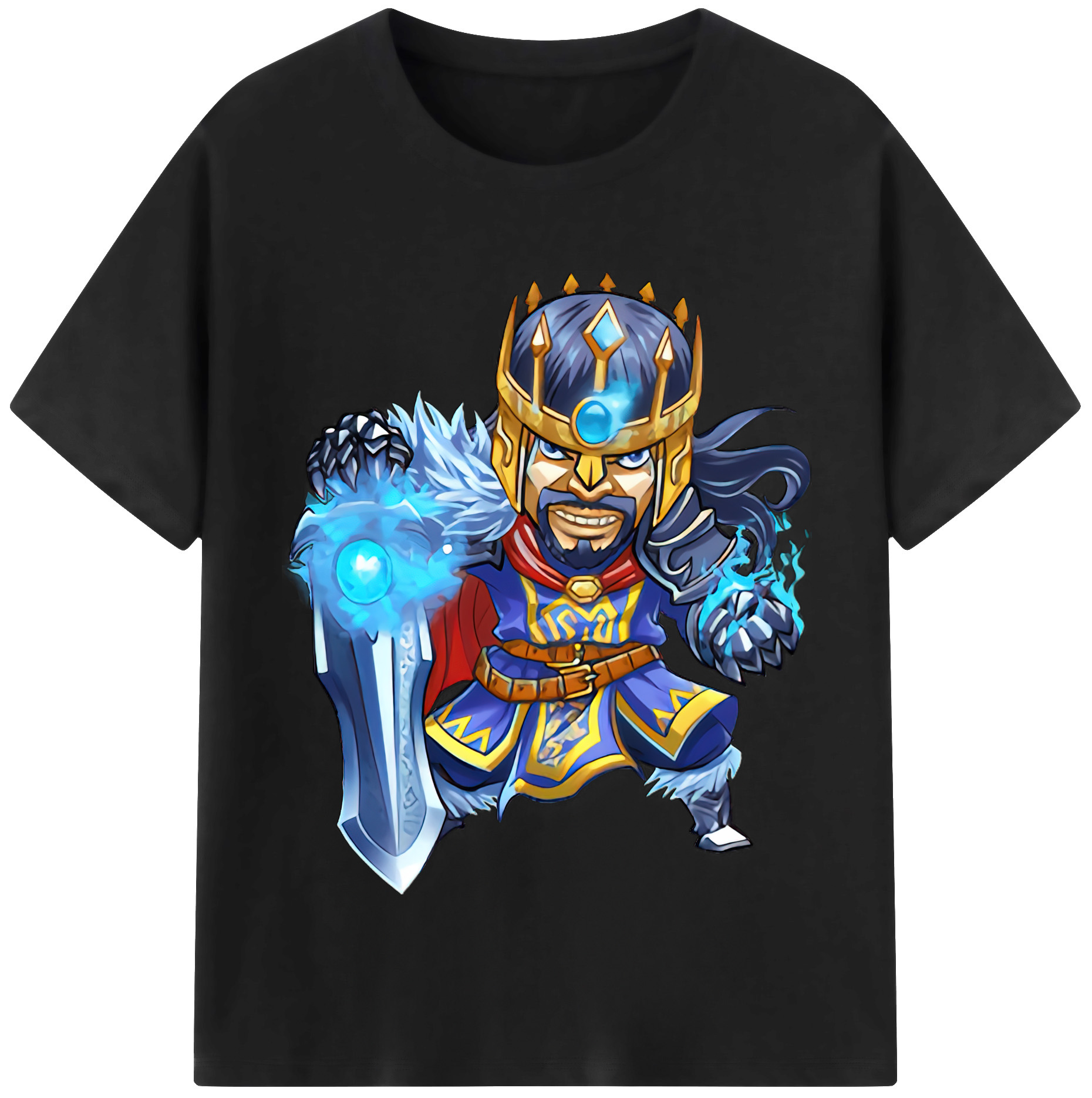 リーグ・オブ・レジェンド League of Legends LOL 綿100％半袖Tシャツ（フロントプリント）