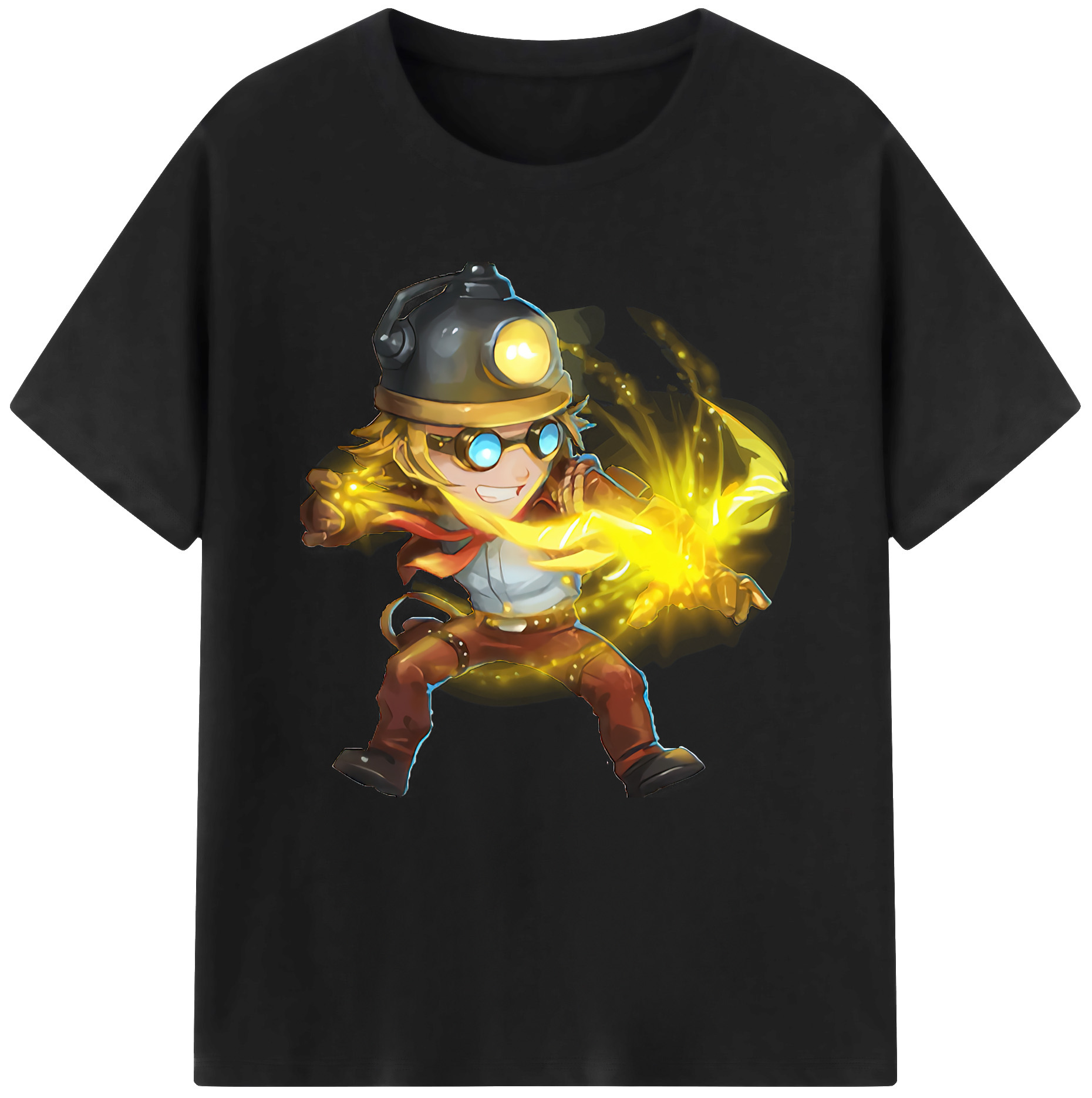 リーグ・オブ・レジェンド League of Legends LOL 綿100％半袖Tシャツ（フロントプリント）