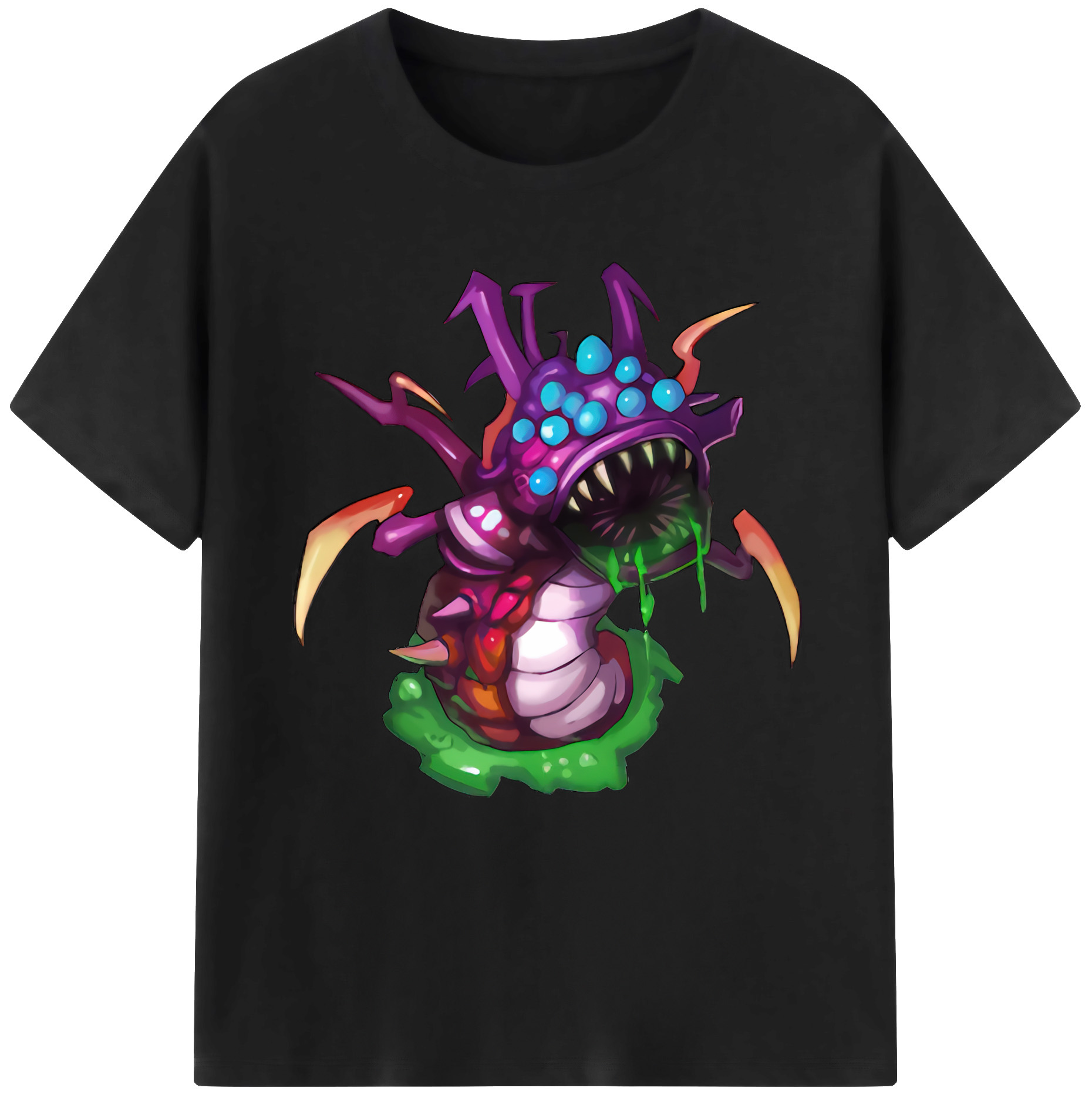 リーグ・オブ・レジェンド League of Legends LOL 綿100％半袖Tシャツ（フロントプリント）
