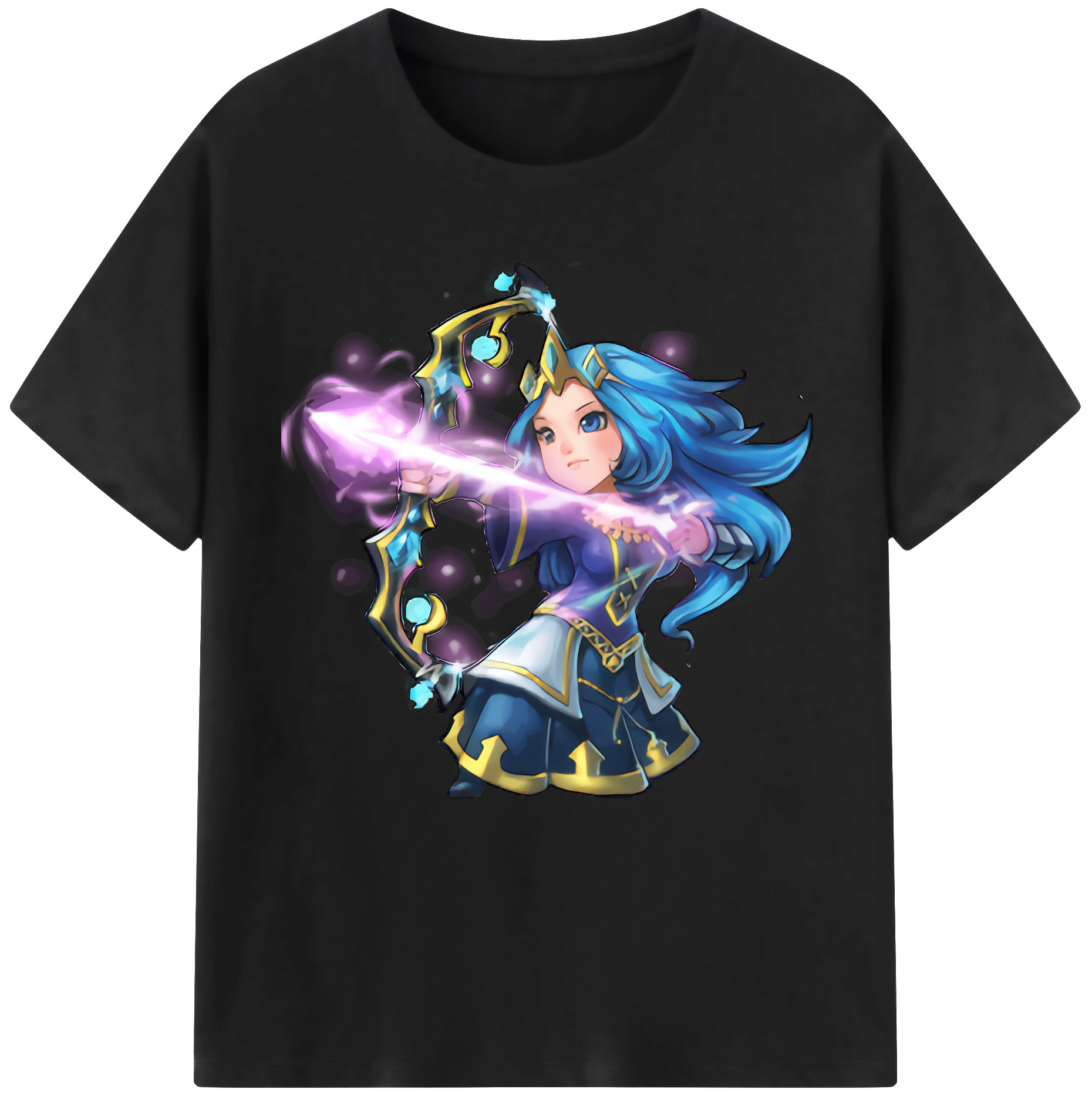 リーグ・オブ・レジェンド League of Legends LOL 綿100％半袖Tシャツ（フロントプリント）