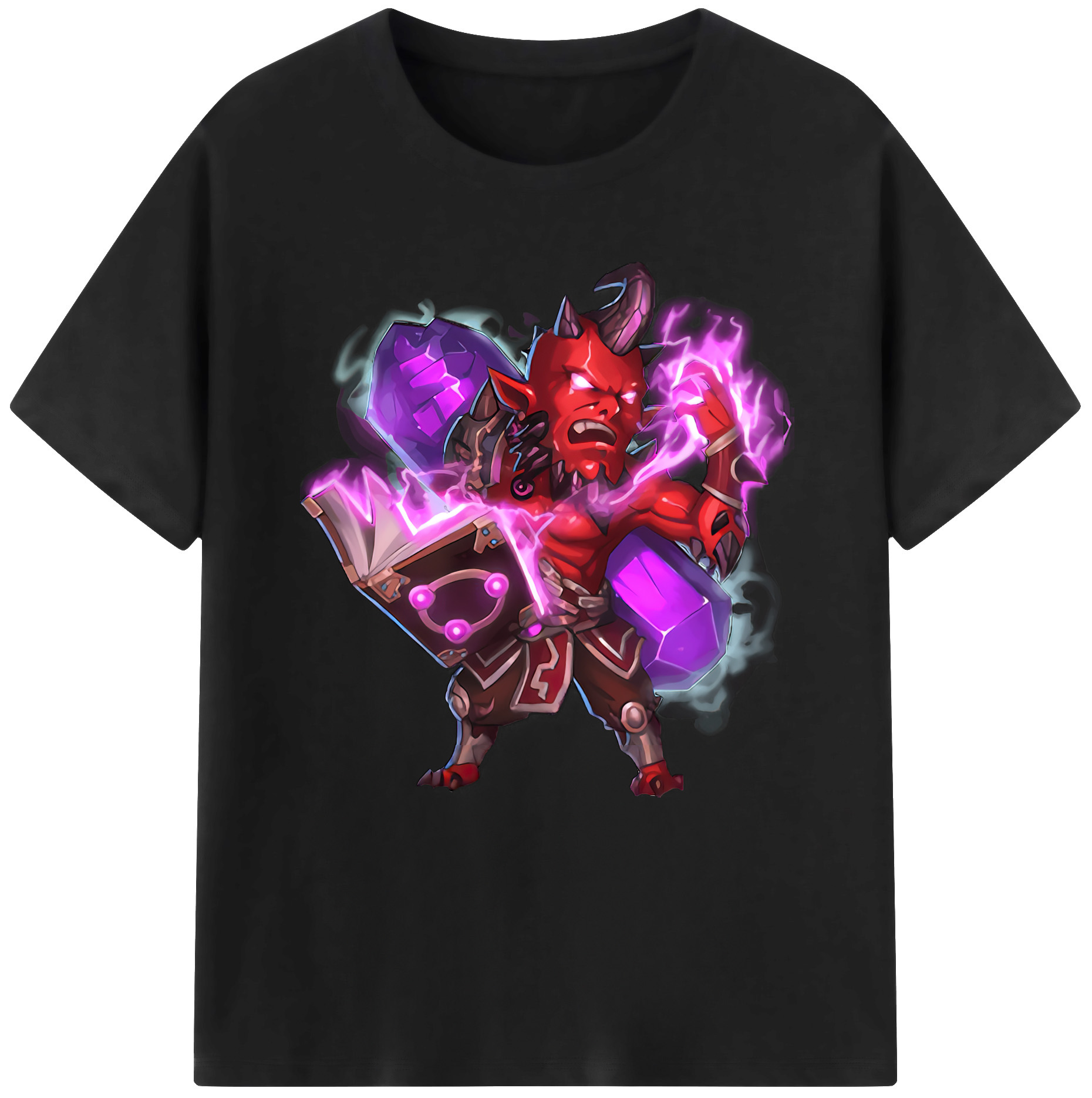 リーグ・オブ・レジェンド League of Legends LOL 綿100％半袖Tシャツ（フロントプリント）