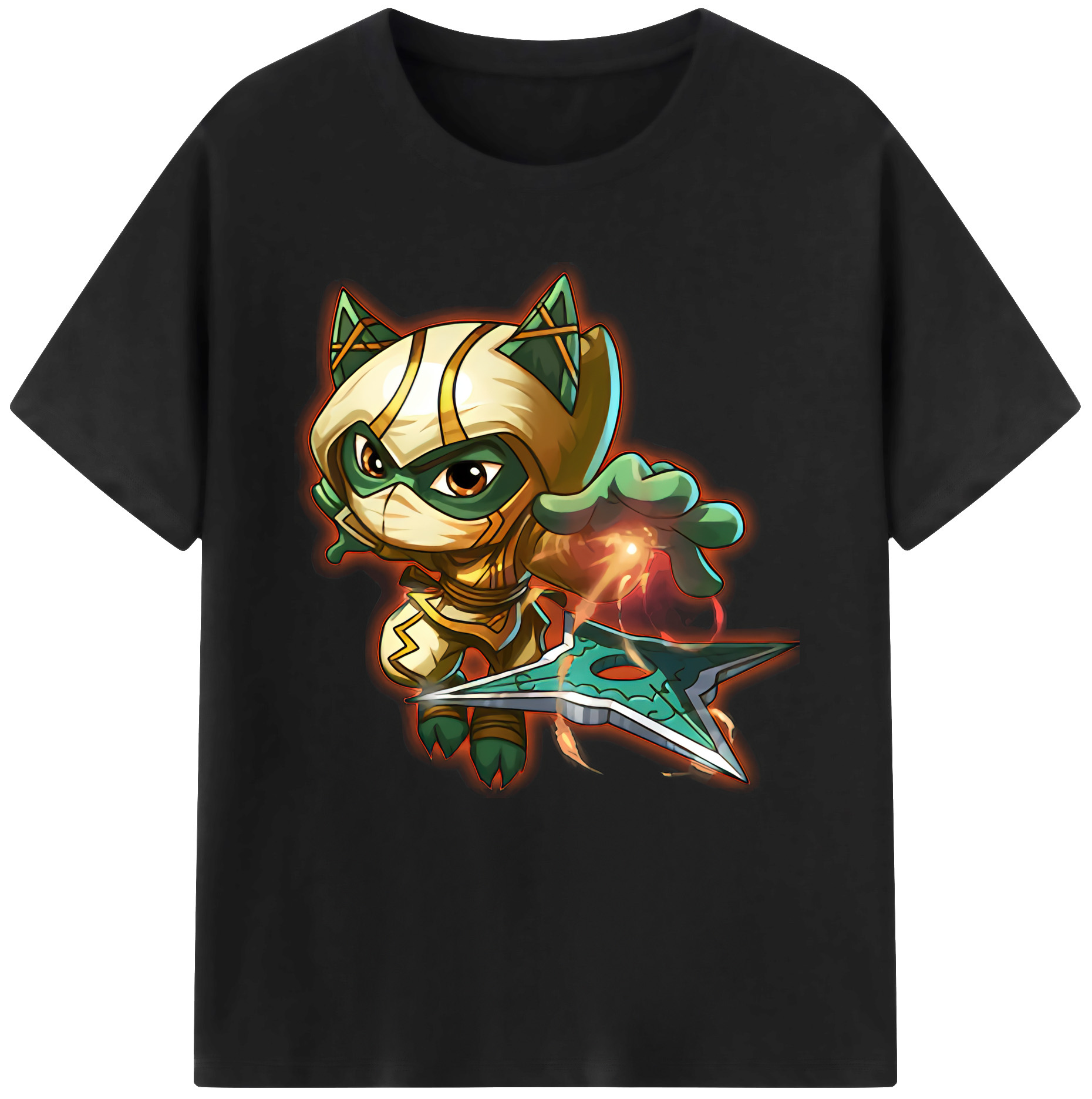 リーグ・オブ・レジェンド League of Legends LOL 綿100％半袖Tシャツ（フロントプリント）
