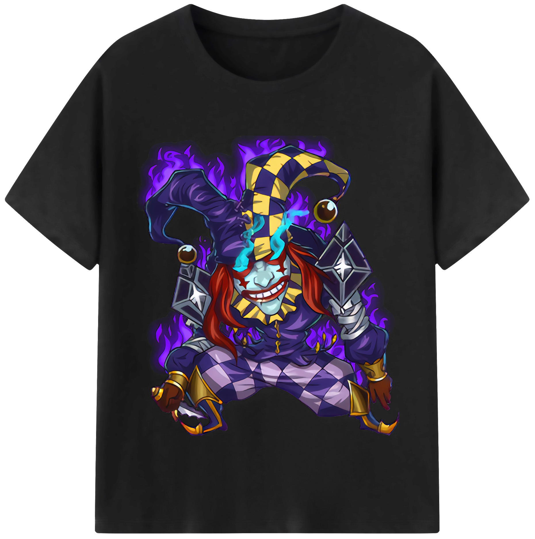 リーグ・オブ・レジェンド League of Legends LOL 綿100％半袖Tシャツ（フロントプリント）