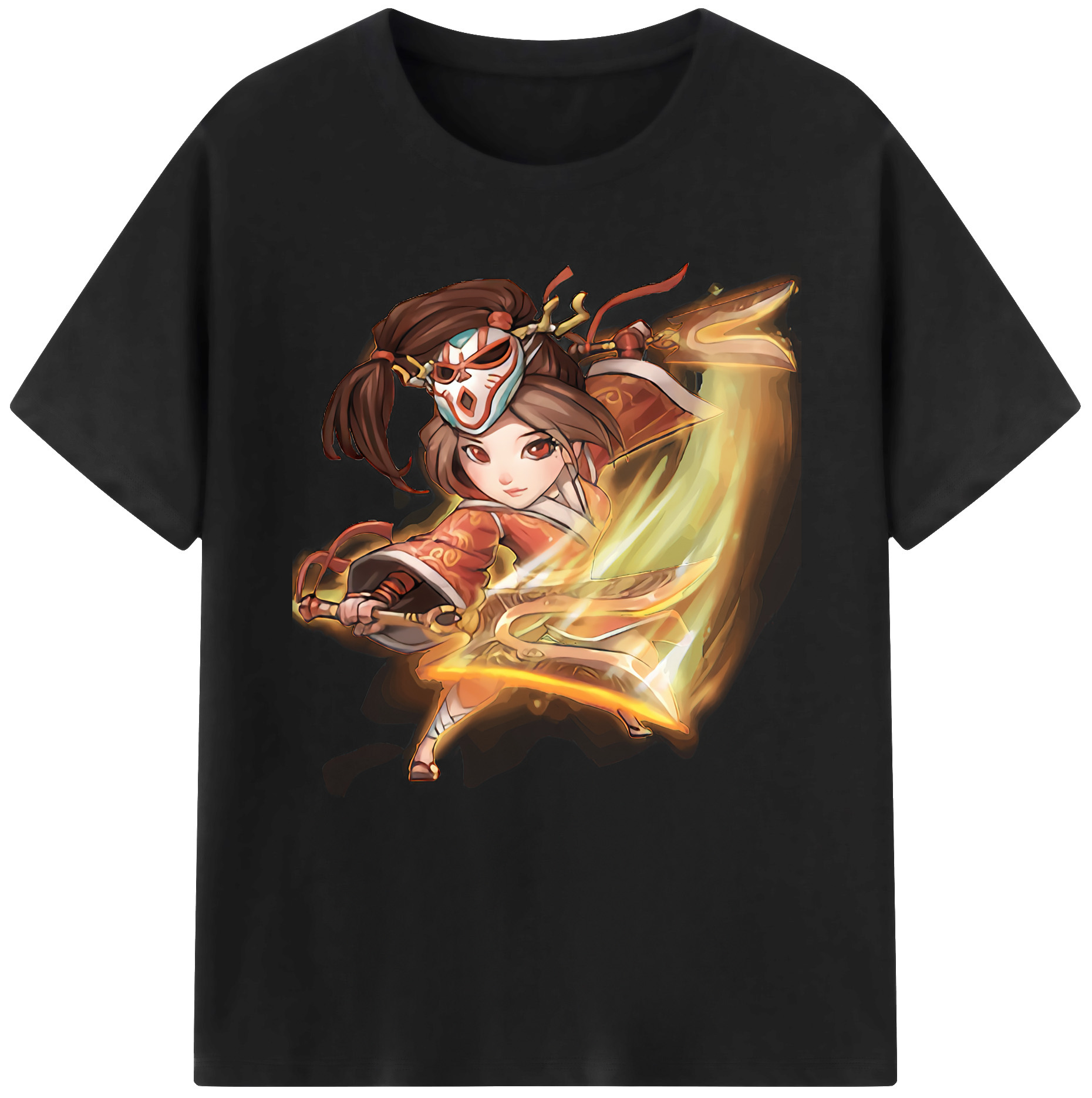 リーグ・オブ・レジェンド League of Legends LOL 綿100％半袖Tシャツ（フロントプリント）