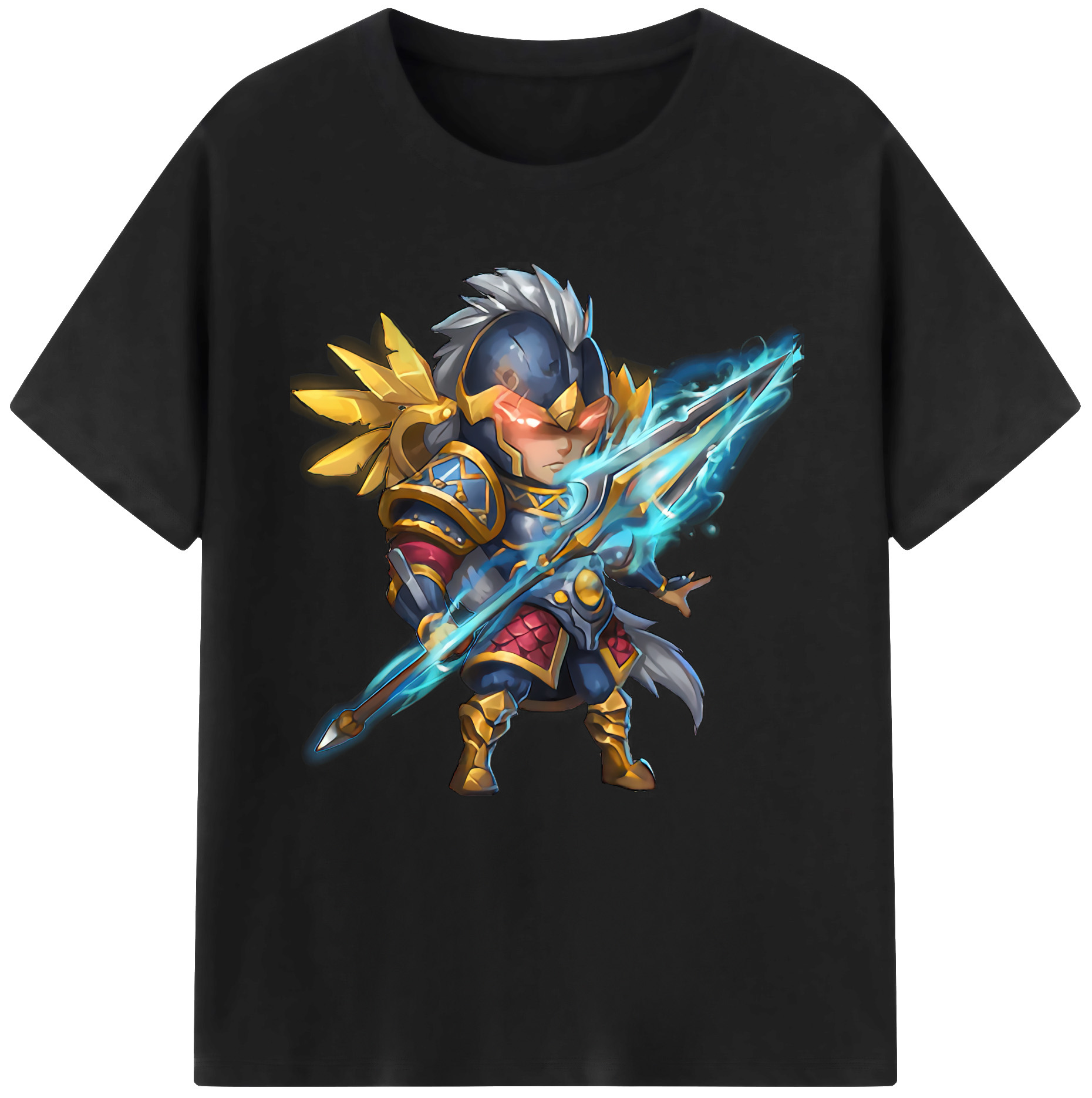 リーグ・オブ・レジェンド League of Legends LOL 綿100％半袖Tシャツ（フロントプリント）