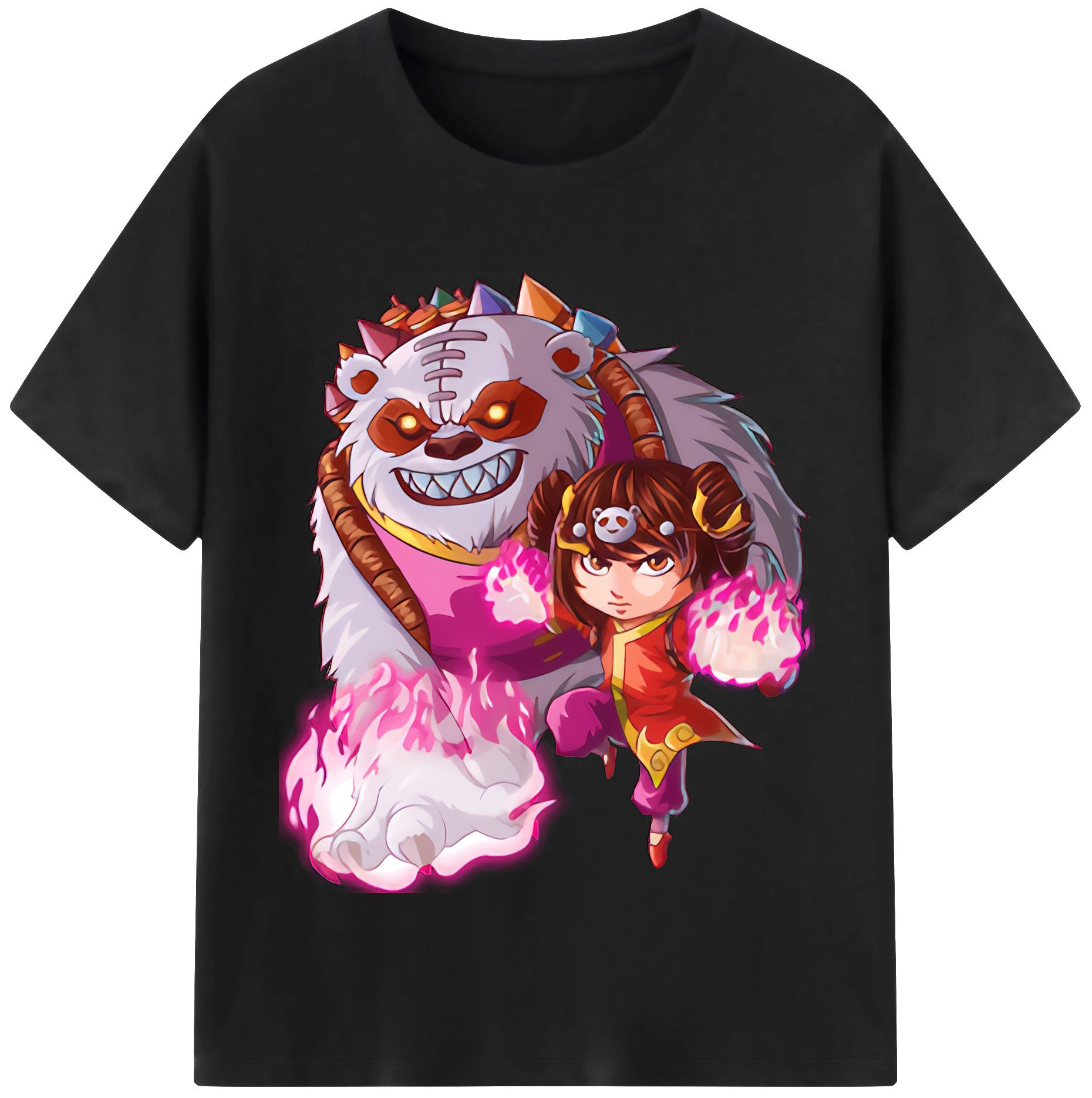 リーグ・オブ・レジェンド League of Legends LOL 綿100％半袖Tシャツ（フロントプリント）