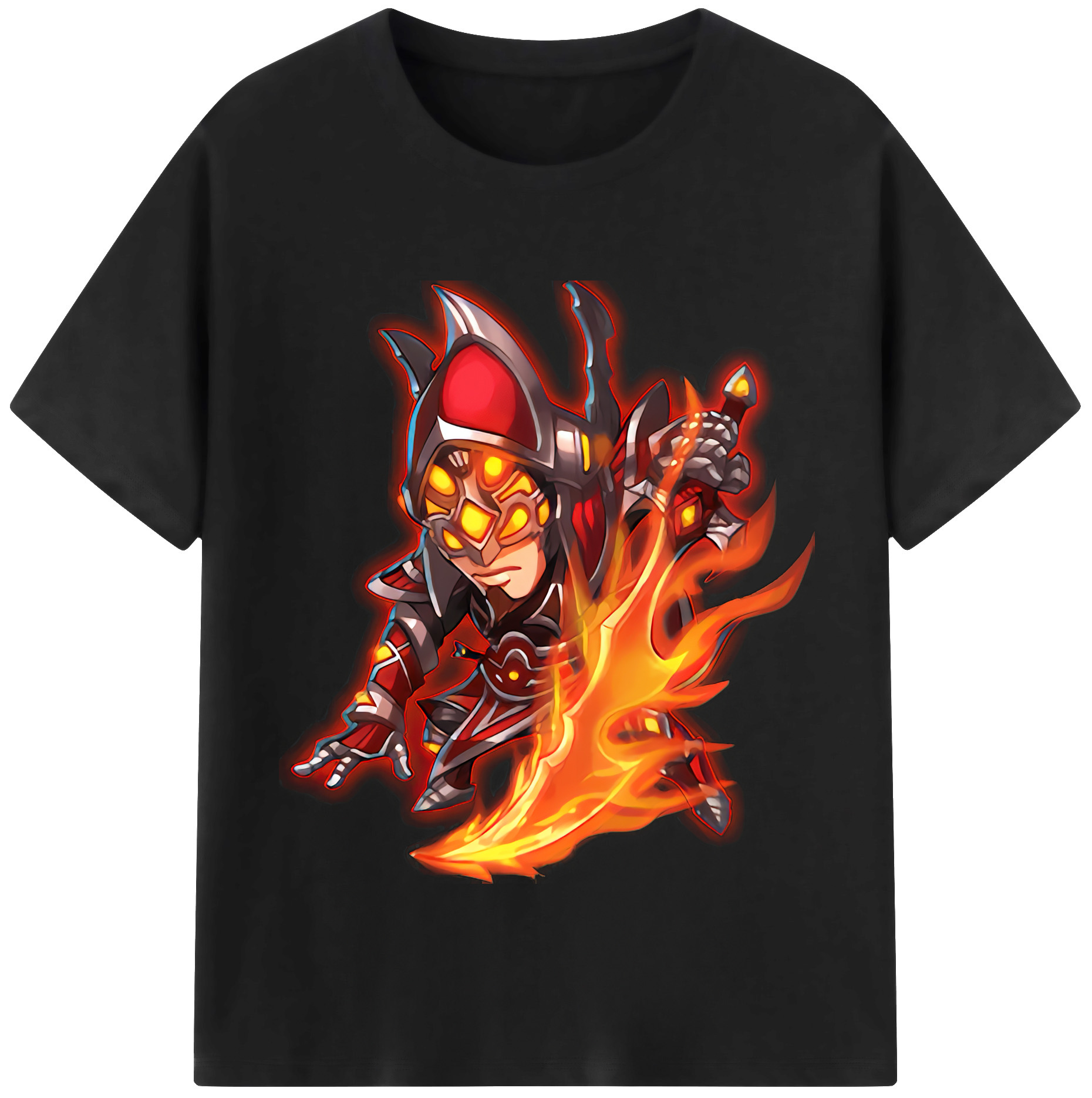 （画像用） リーグ・オブ・レジェンド League of Legends LOL 綿100％半袖Tシャツ（フロントプリント）