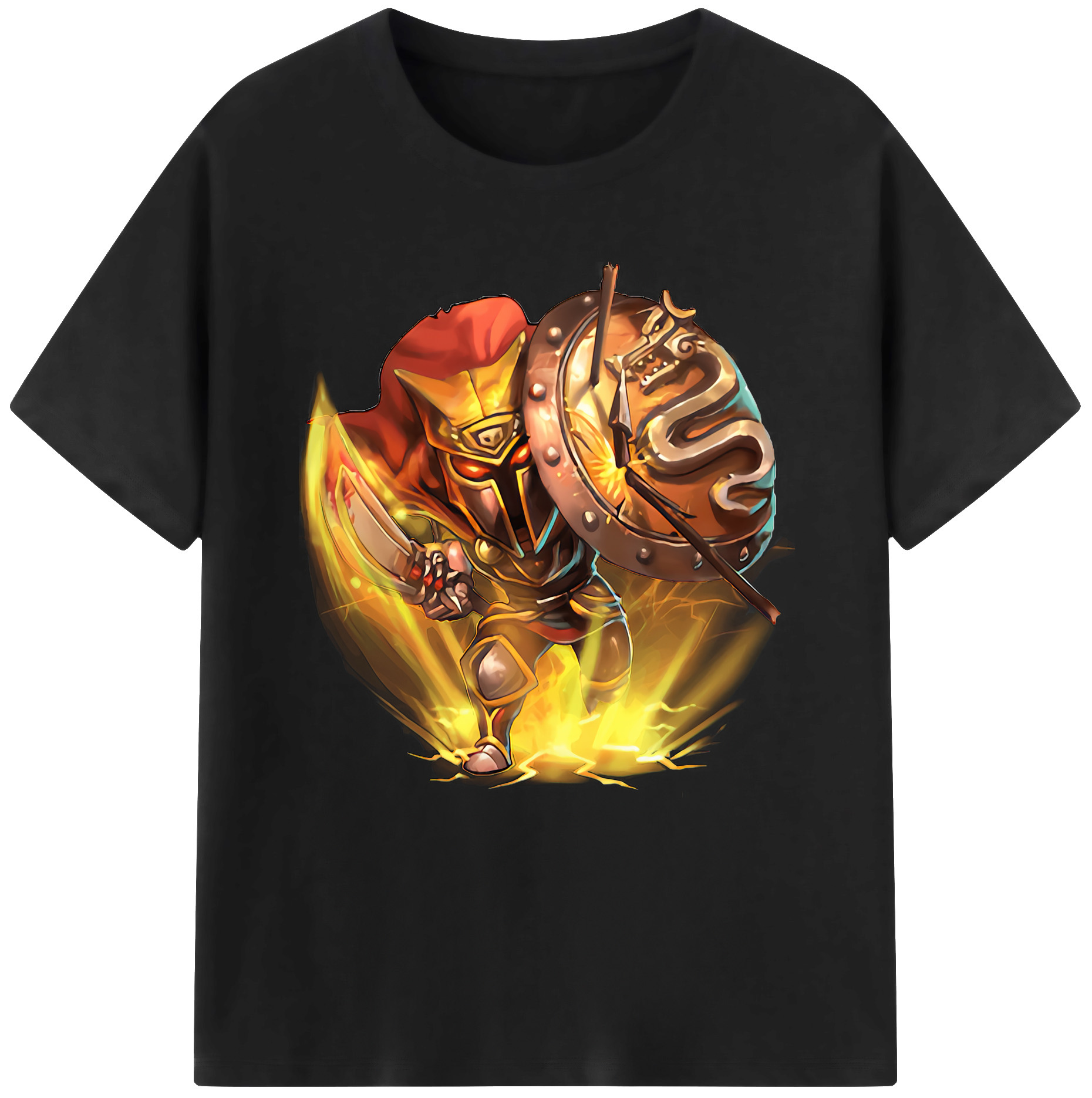 リーグ・オブ・レジェンド League of Legends LOL 綿100％半袖Tシャツ（フロントプリント）