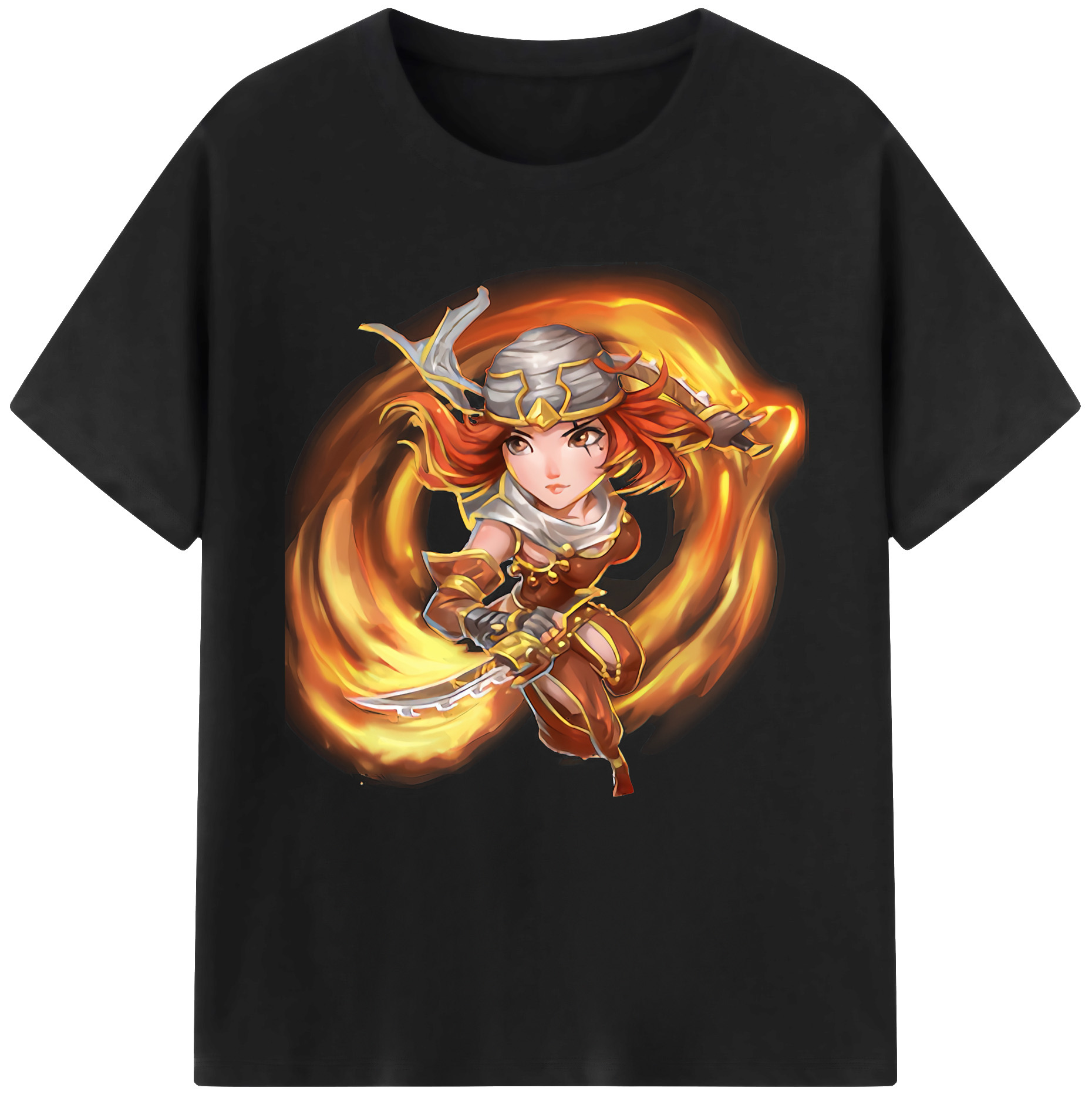 リーグ・オブ・レジェンド League of Legends LOL 綿100％半袖Tシャツ（フロントプリント）