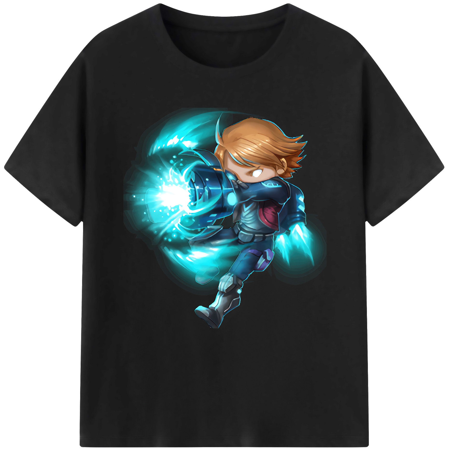 リーグ・オブ・レジェンド League of Legends LOL 綿100％半袖Tシャツ（フロントプリント）