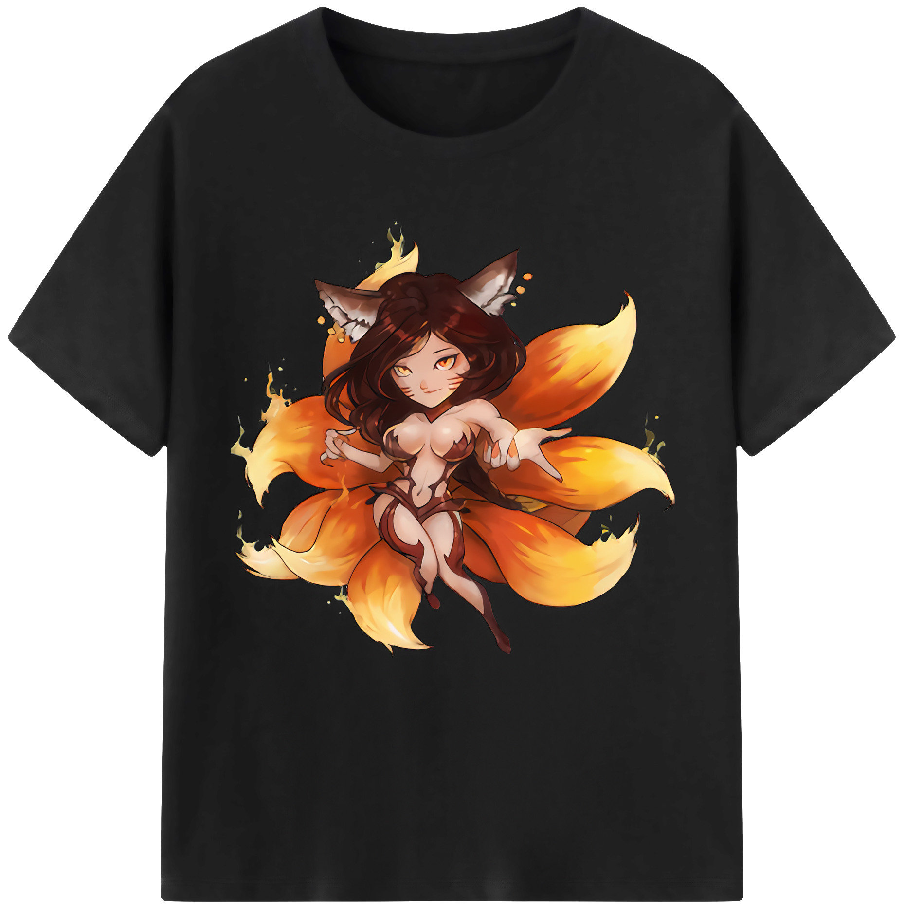 リーグ・オブ・レジェンド League of Legends LOL 綿100％半袖Tシャツ（フロントプリント）