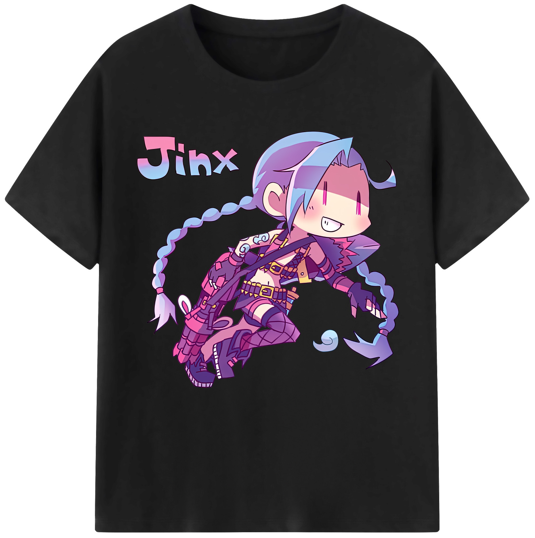 リーグ・オブ・レジェンド League of Legends LOL 綿100％半袖Tシャツ（フロントプリント）