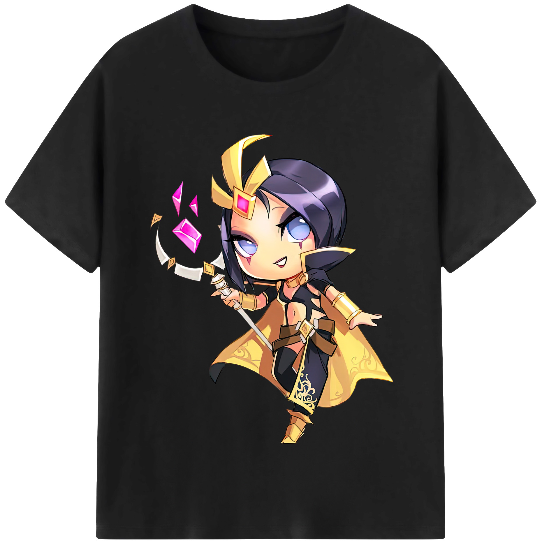 リーグ・オブ・レジェンド League of Legends LOL 綿100％半袖Tシャツ（フロントプリント）