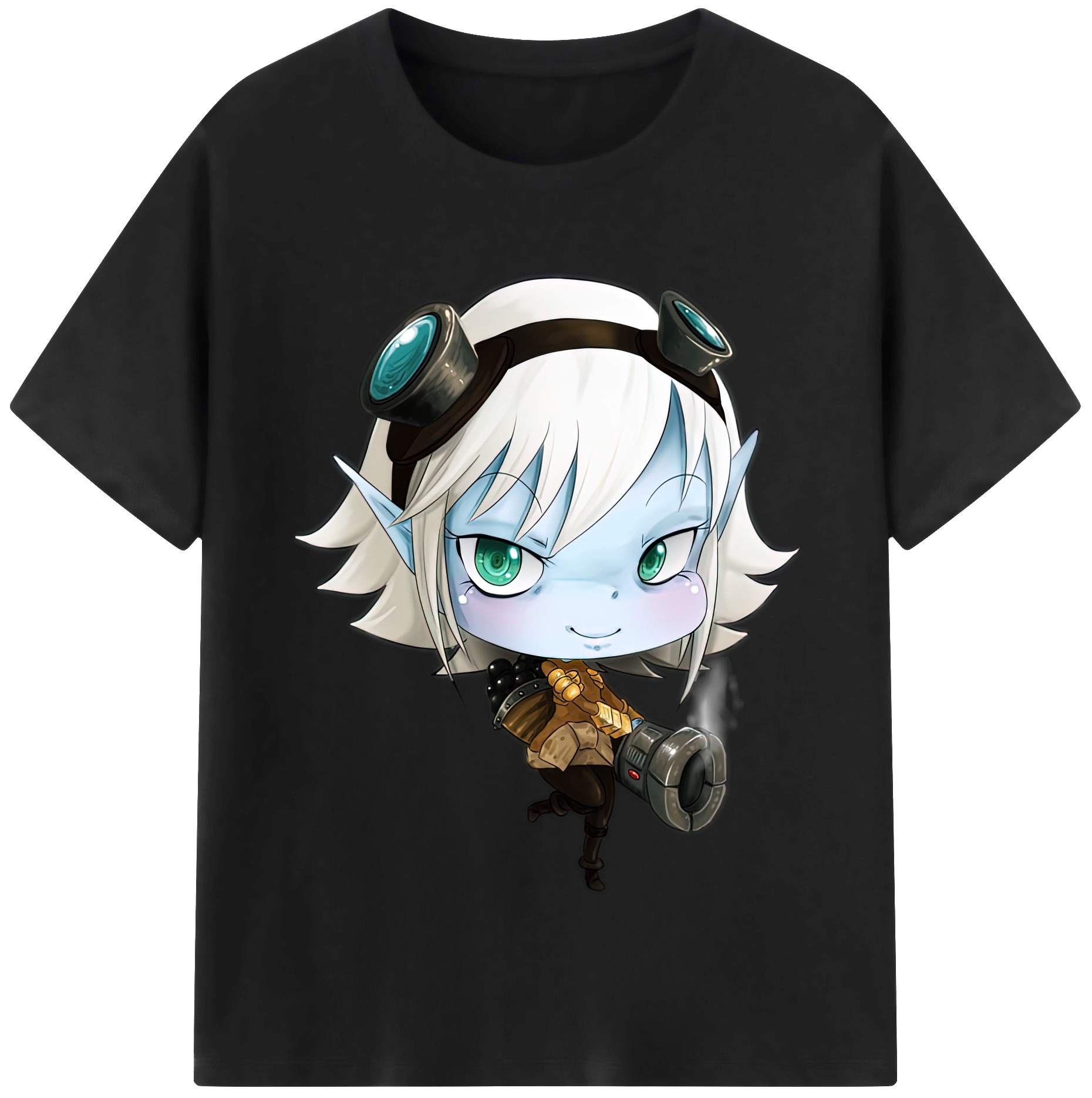 リーグ・オブ・レジェンド League of Legends LOL 綿100％半袖Tシャツ（フロントプリント）