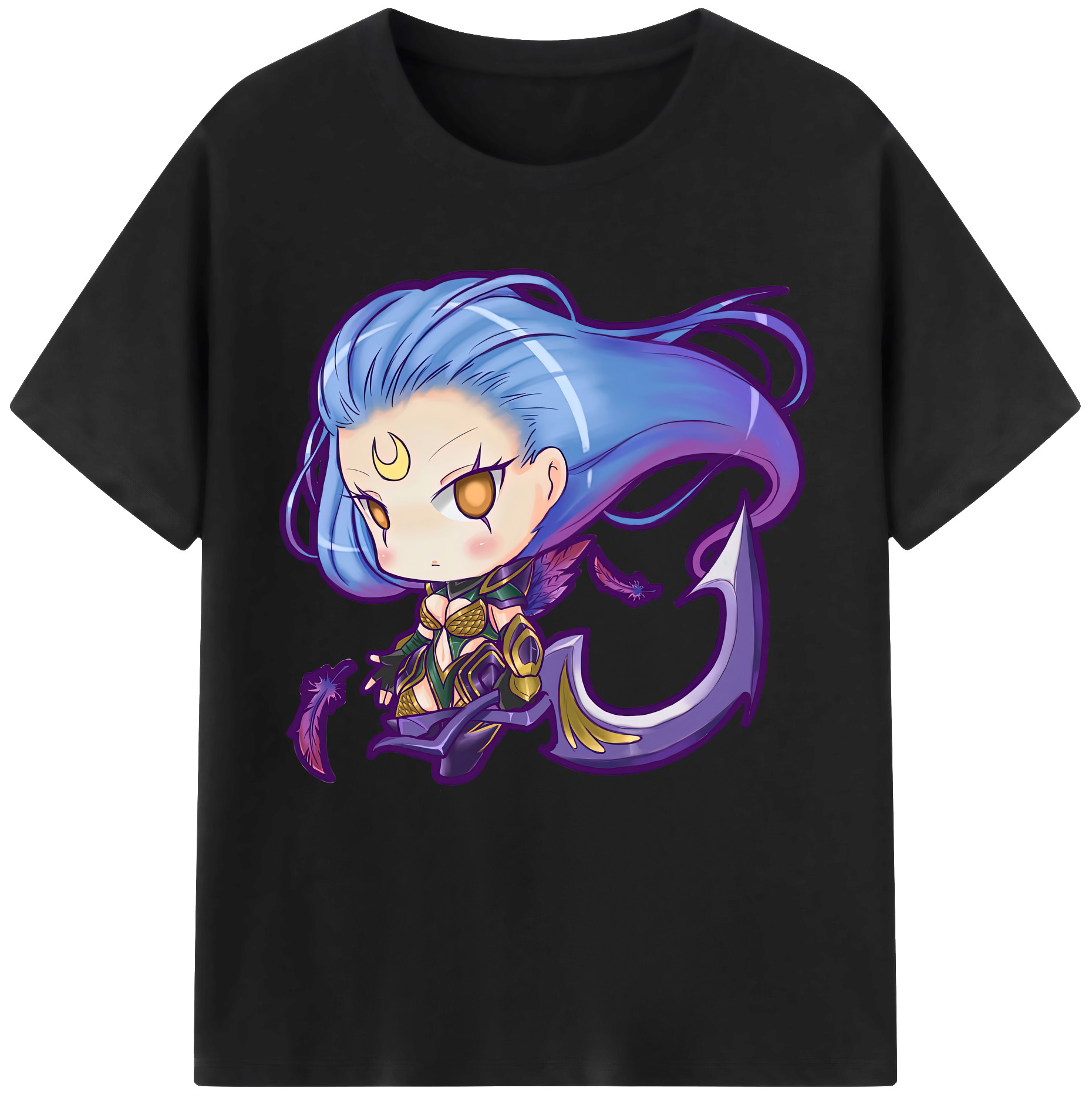 （画像用） リーグ・オブ・レジェンド League of Legends LOL 綿100％半袖Tシャツ（フロントプリント）
