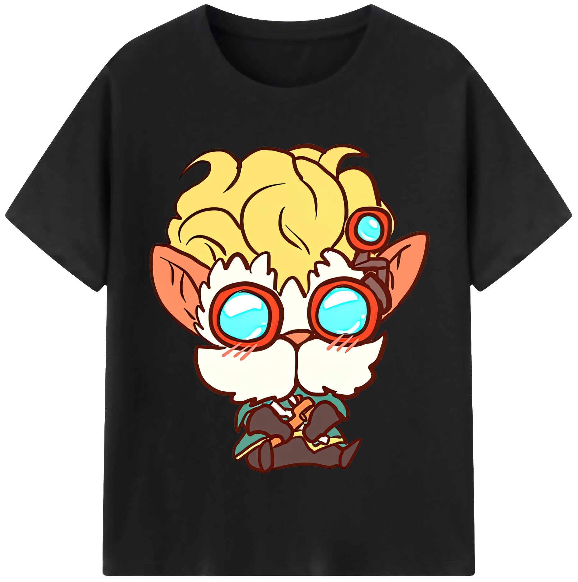 リーグ・オブ・レジェンド League of Legends LOL 綿100％半袖Tシャツ（フロントプリント）