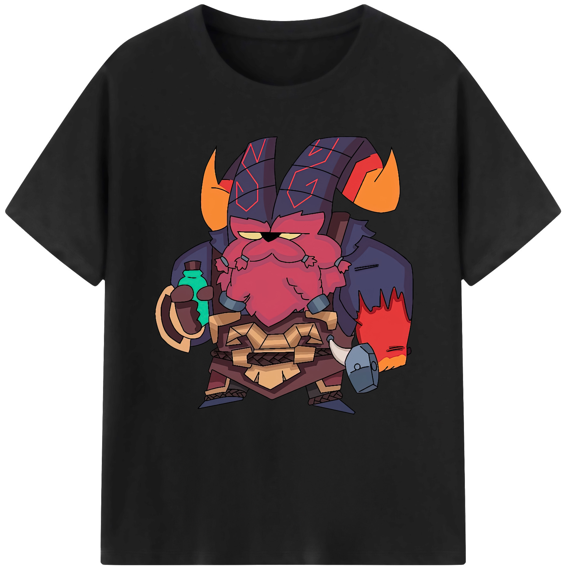 リーグ・オブ・レジェンド League of Legends LOL 綿100％半袖Tシャツ（フロントプリント）