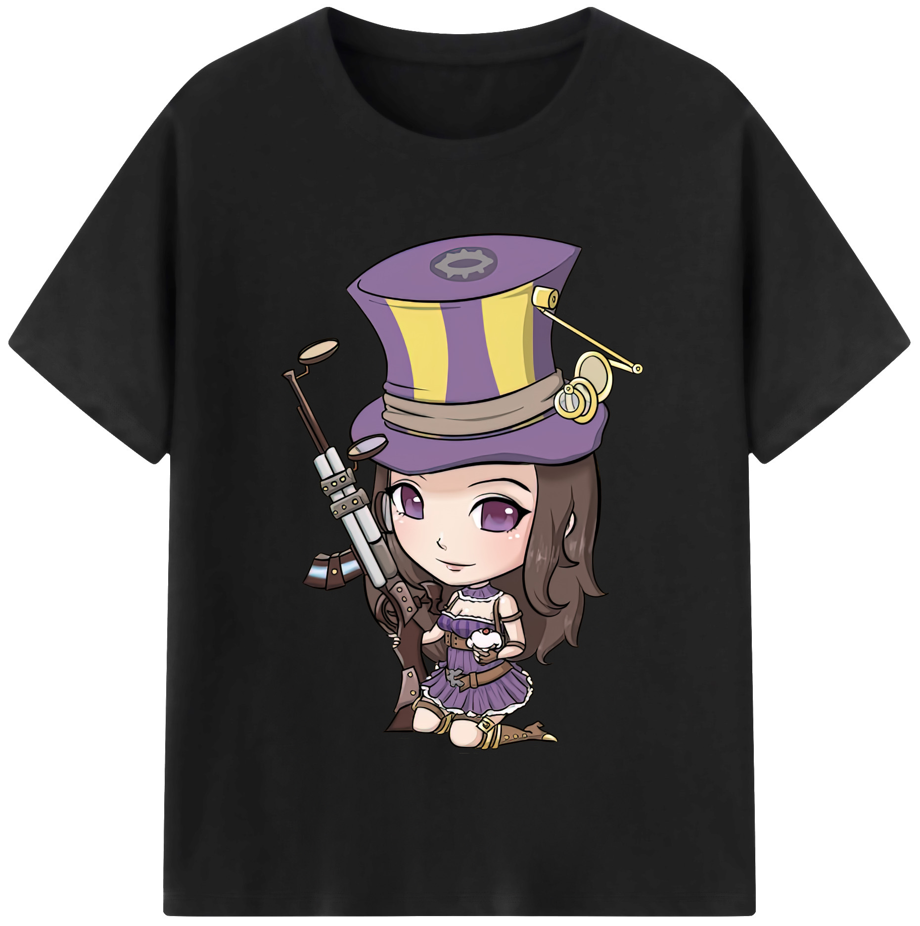（画像用） リーグ・オブ・レジェンド League of Legends LOL 綿100％半袖Tシャツ（フロントプリント）