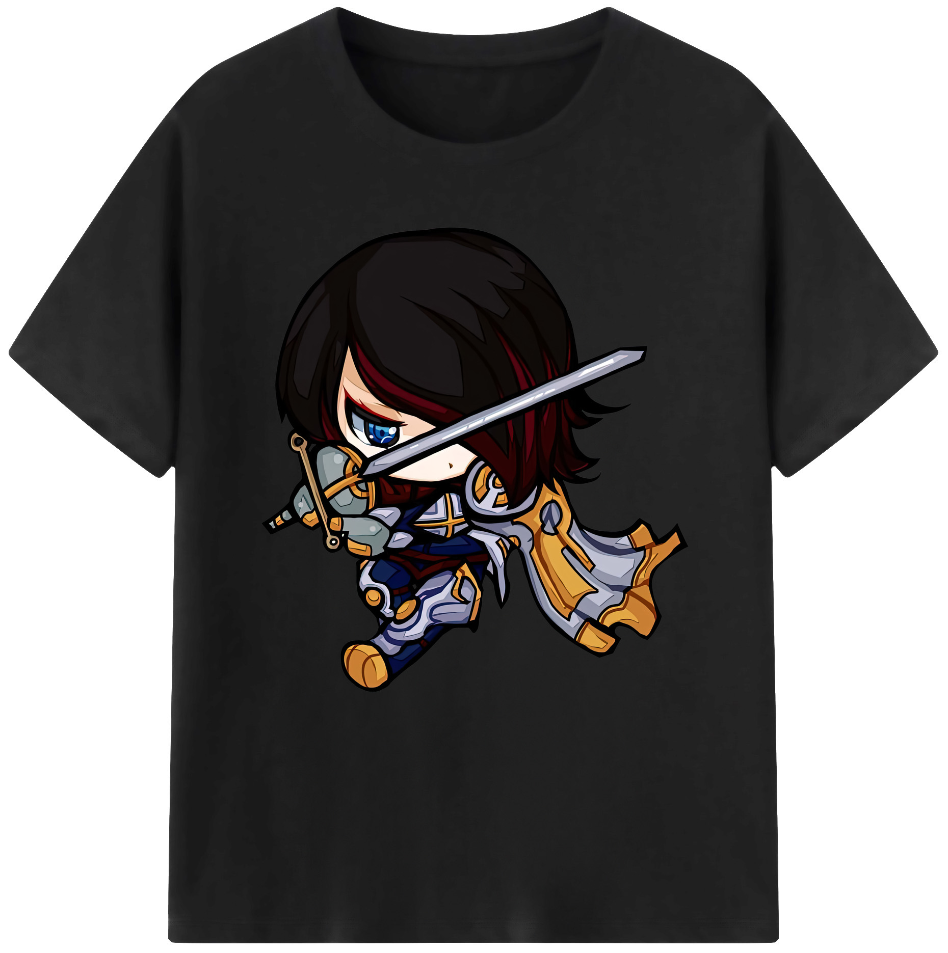 リーグ・オブ・レジェンド League of Legends LOL 綿100％半袖Tシャツ（フロントプリント）