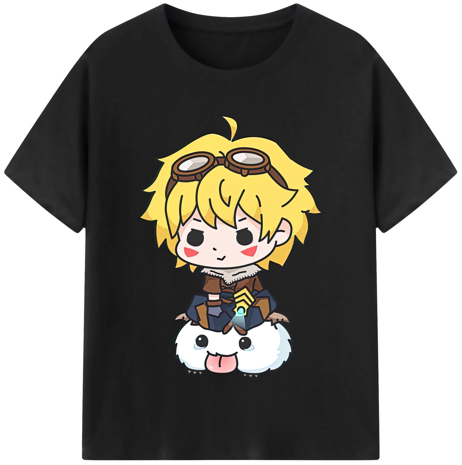 リーグ・オブ・レジェンド League of Legends LOL 綿100％半袖Tシャツ（フロントプリント）