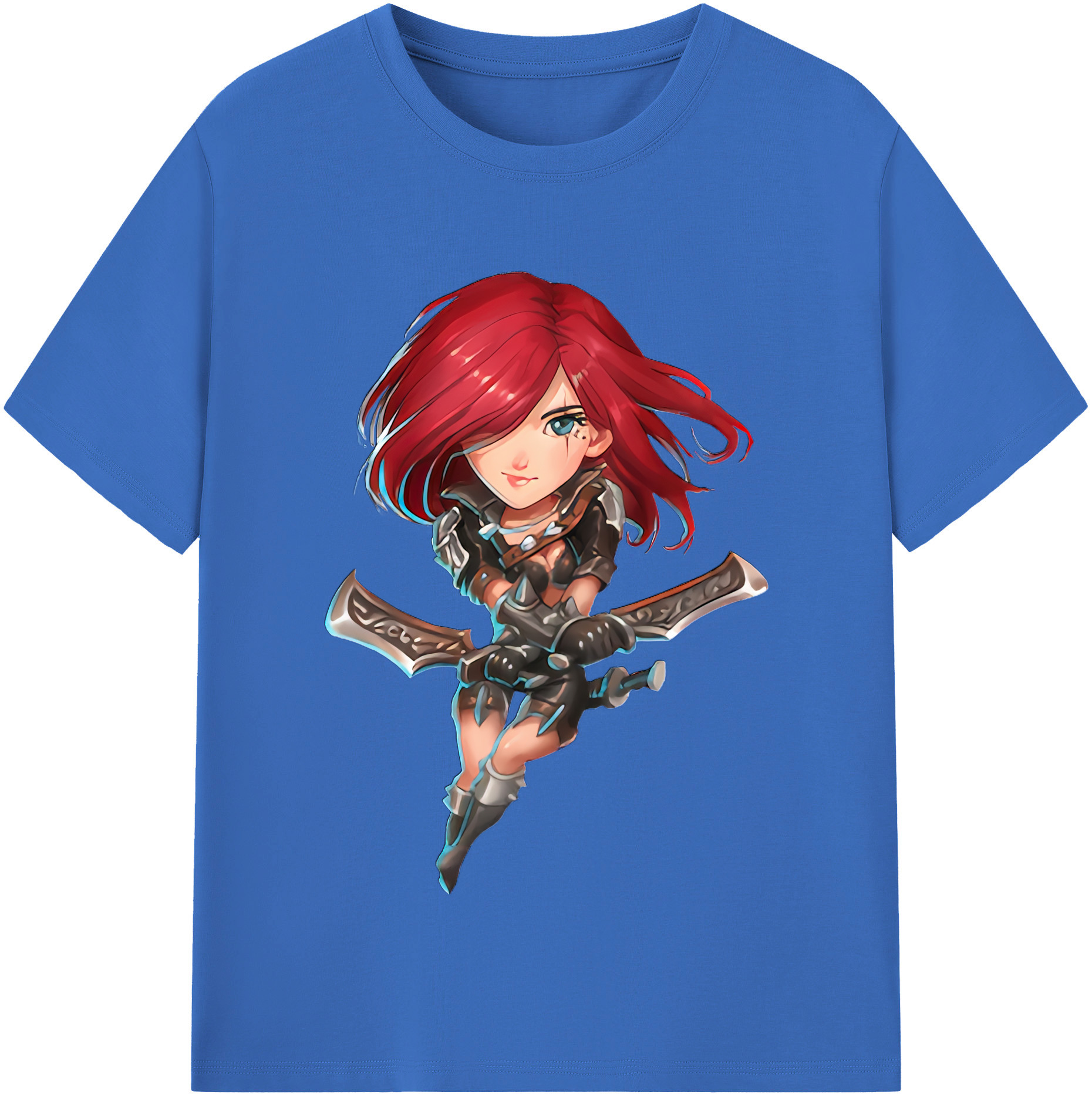 リーグ・オブ・レジェンド League of Legends LOL 綿100％半袖Tシャツ（フロントプリント）