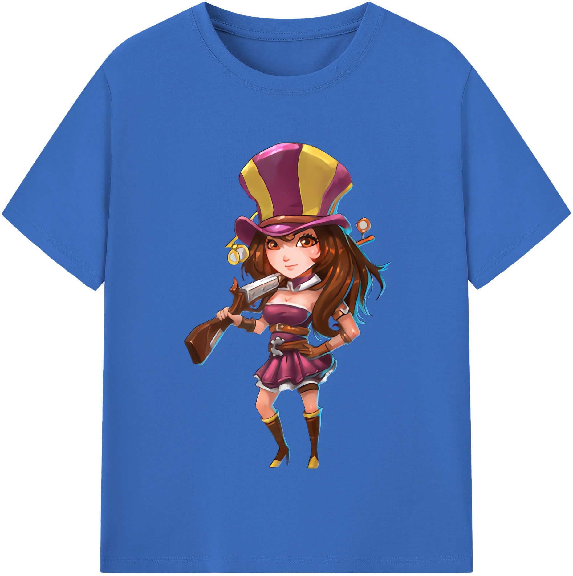 リーグ・オブ・レジェンド League of Legends LOL 綿100％半袖Tシャツ（フロントプリント）