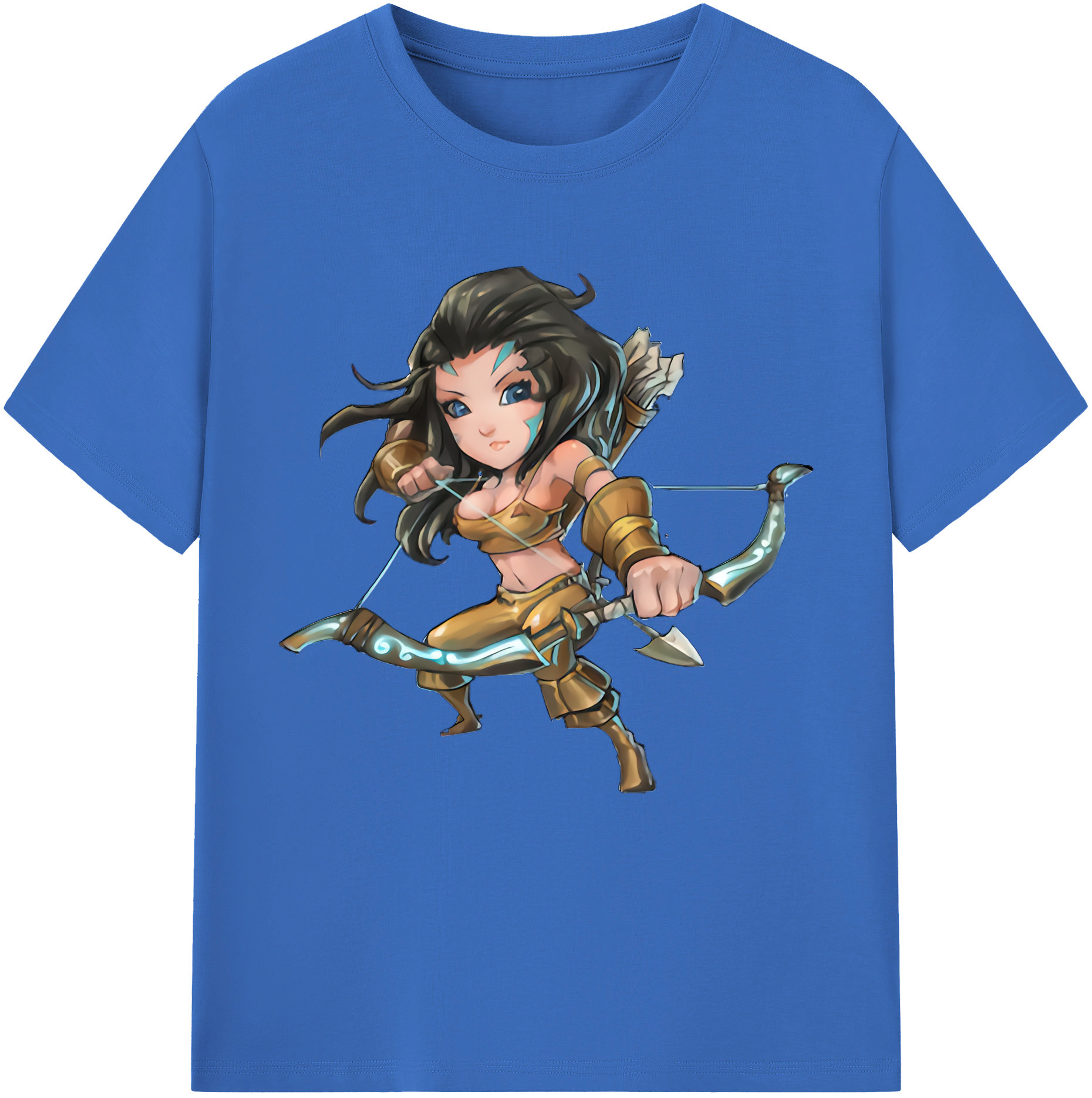リーグ・オブ・レジェンド League of Legends LOL 綿100％半袖Tシャツ（フロントプリント）