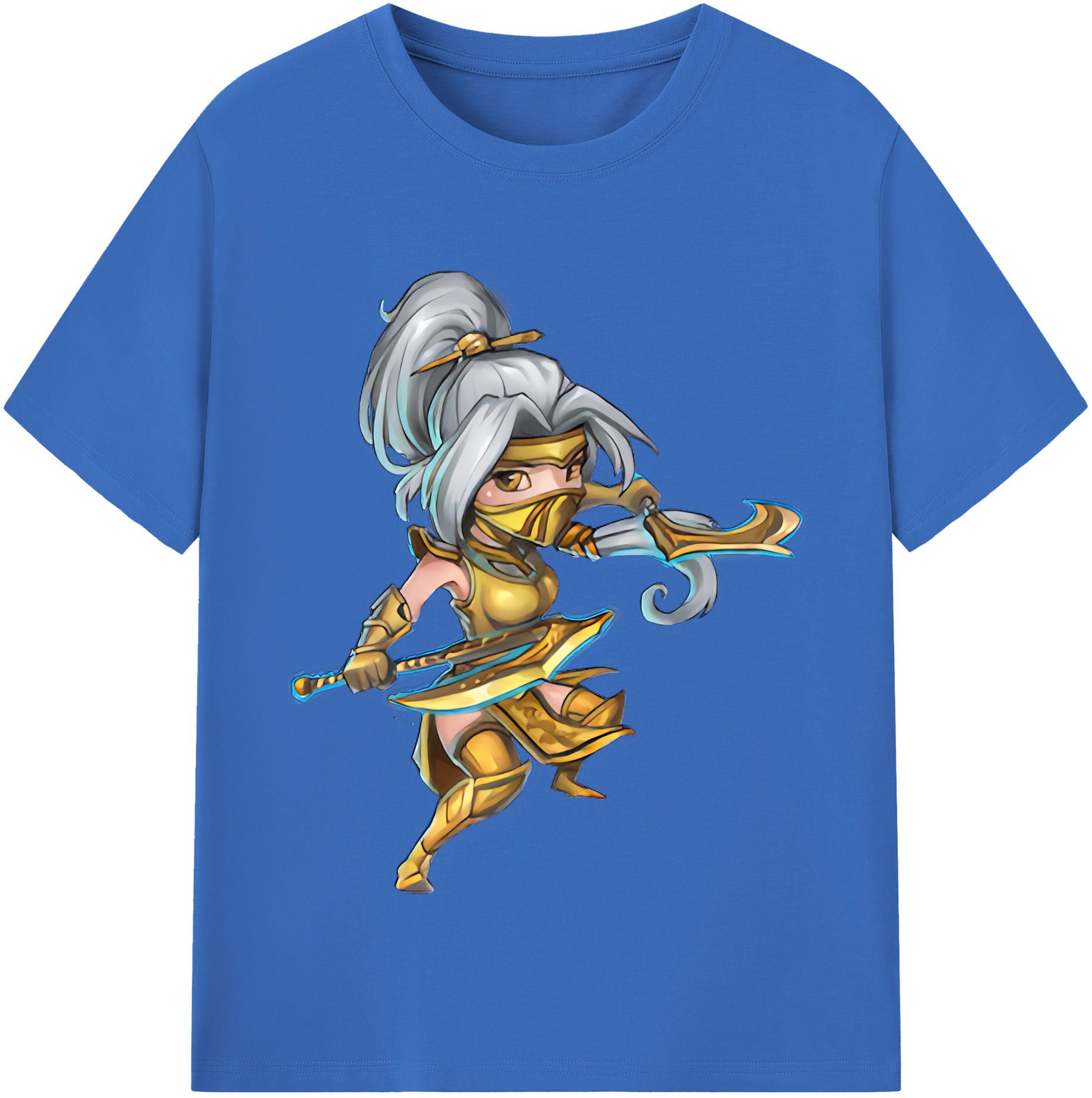 リーグ・オブ・レジェンド League of Legends LOL 綿100％半袖Tシャツ（フロントプリント）