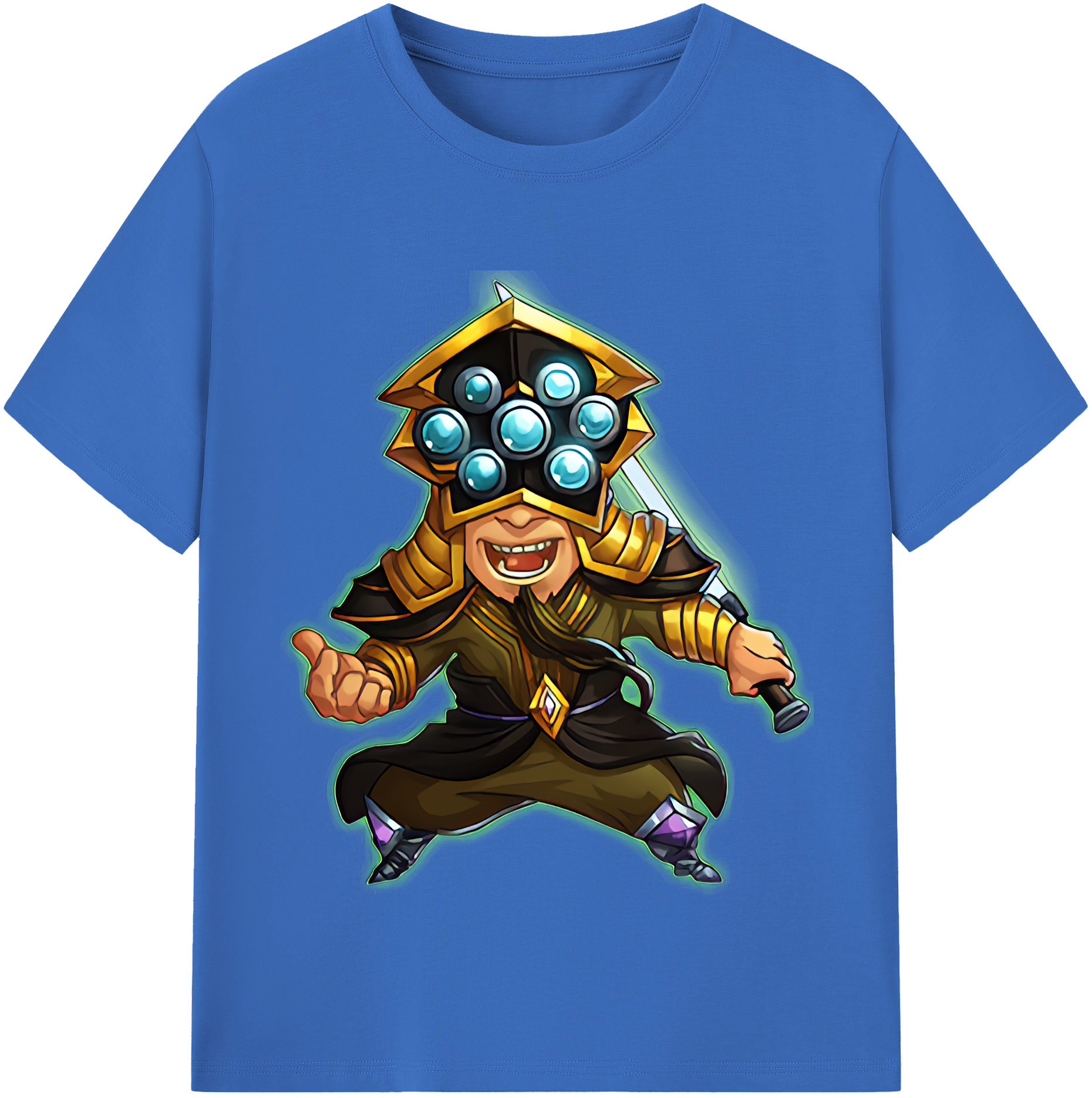 リーグ・オブ・レジェンド League of Legends LOL 綿100％半袖Tシャツ（フロントプリント）