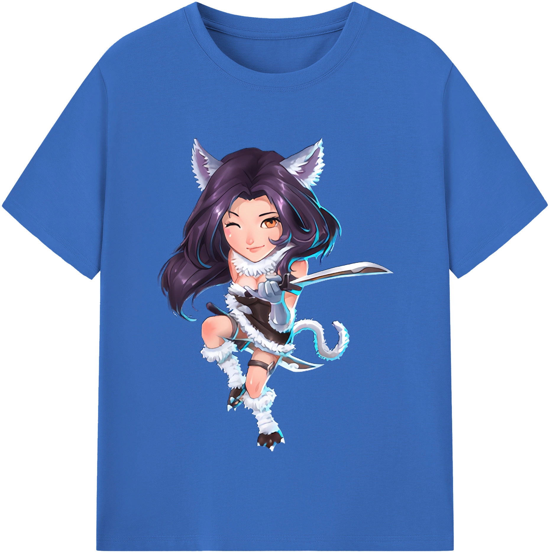 リーグ・オブ・レジェンド League of Legends LOL 綿100％半袖Tシャツ（フロントプリント）