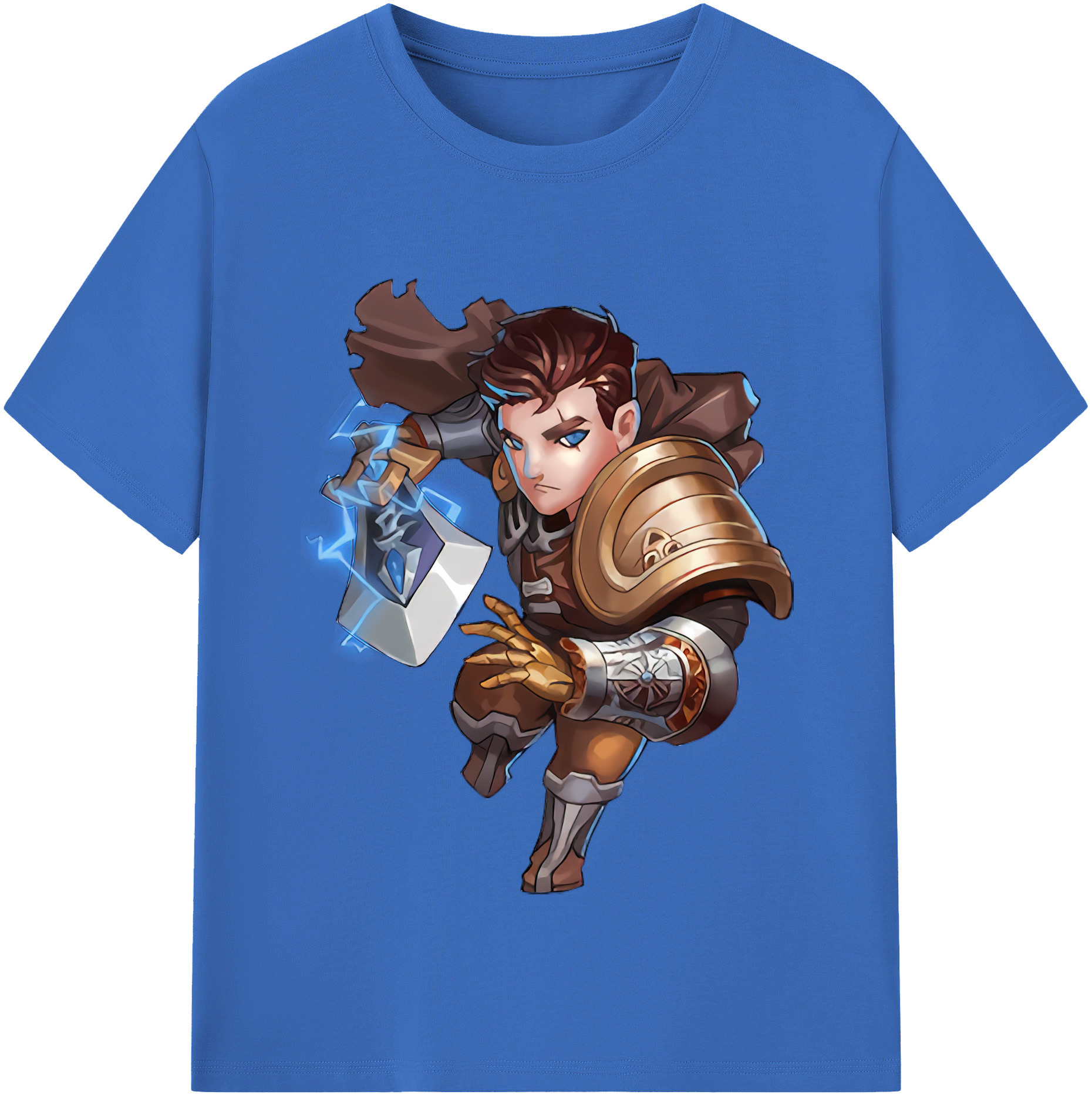 リーグ・オブ・レジェンド League of Legends LOL 綿100％半袖Tシャツ（フロントプリント）