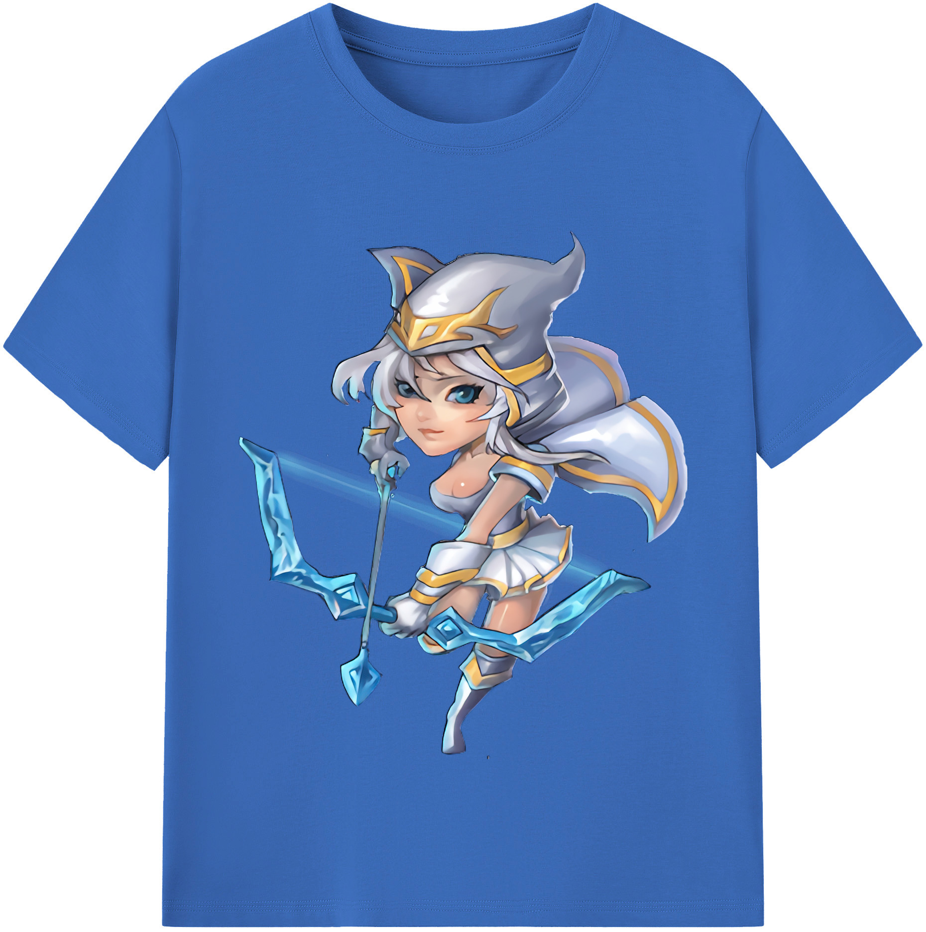 リーグ・オブ・レジェンド League of Legends LOL 綿100％半袖Tシャツ（フロントプリント）