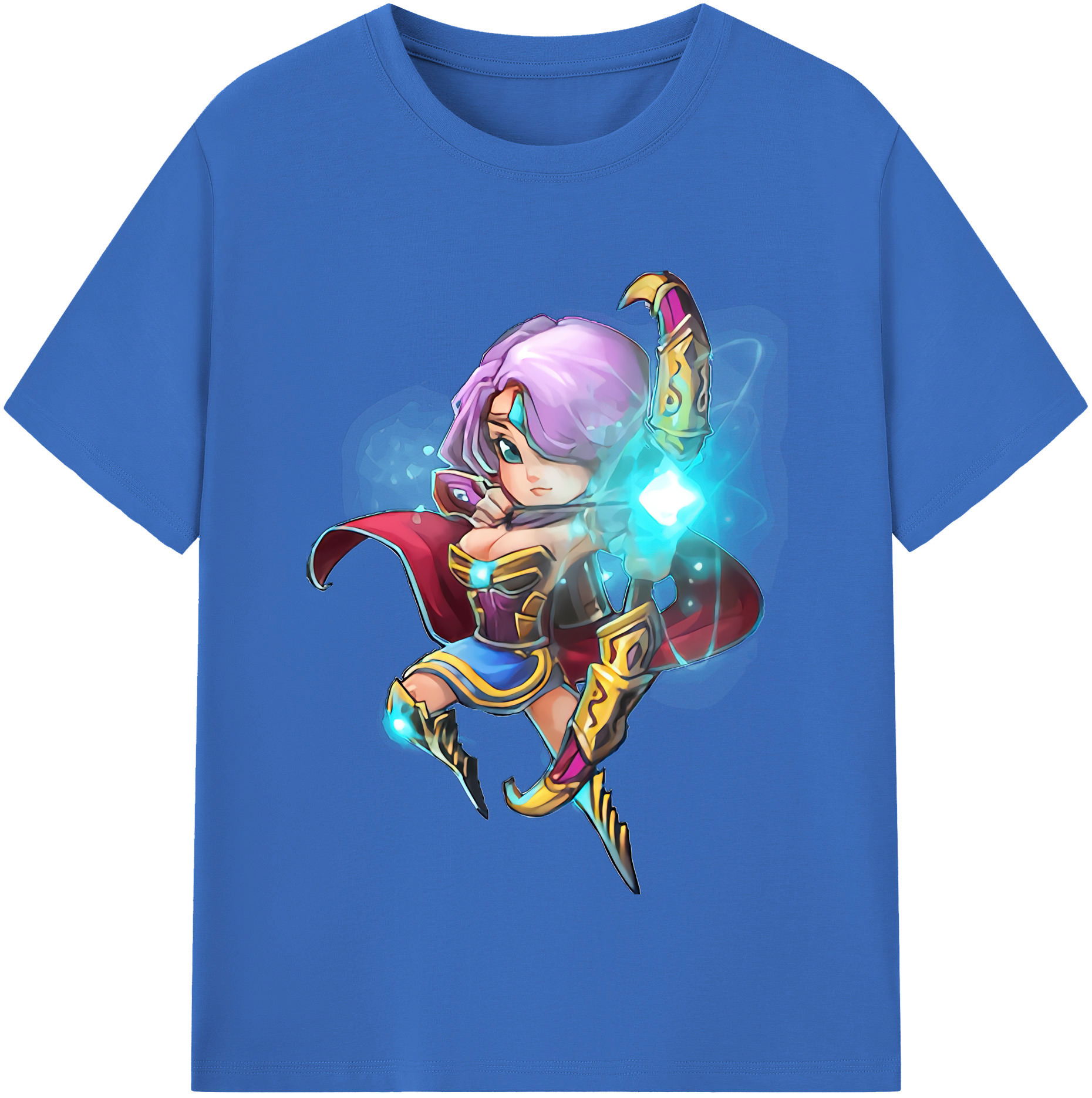 リーグ・オブ・レジェンド League of Legends LOL 綿100％半袖Tシャツ（フロントプリント）