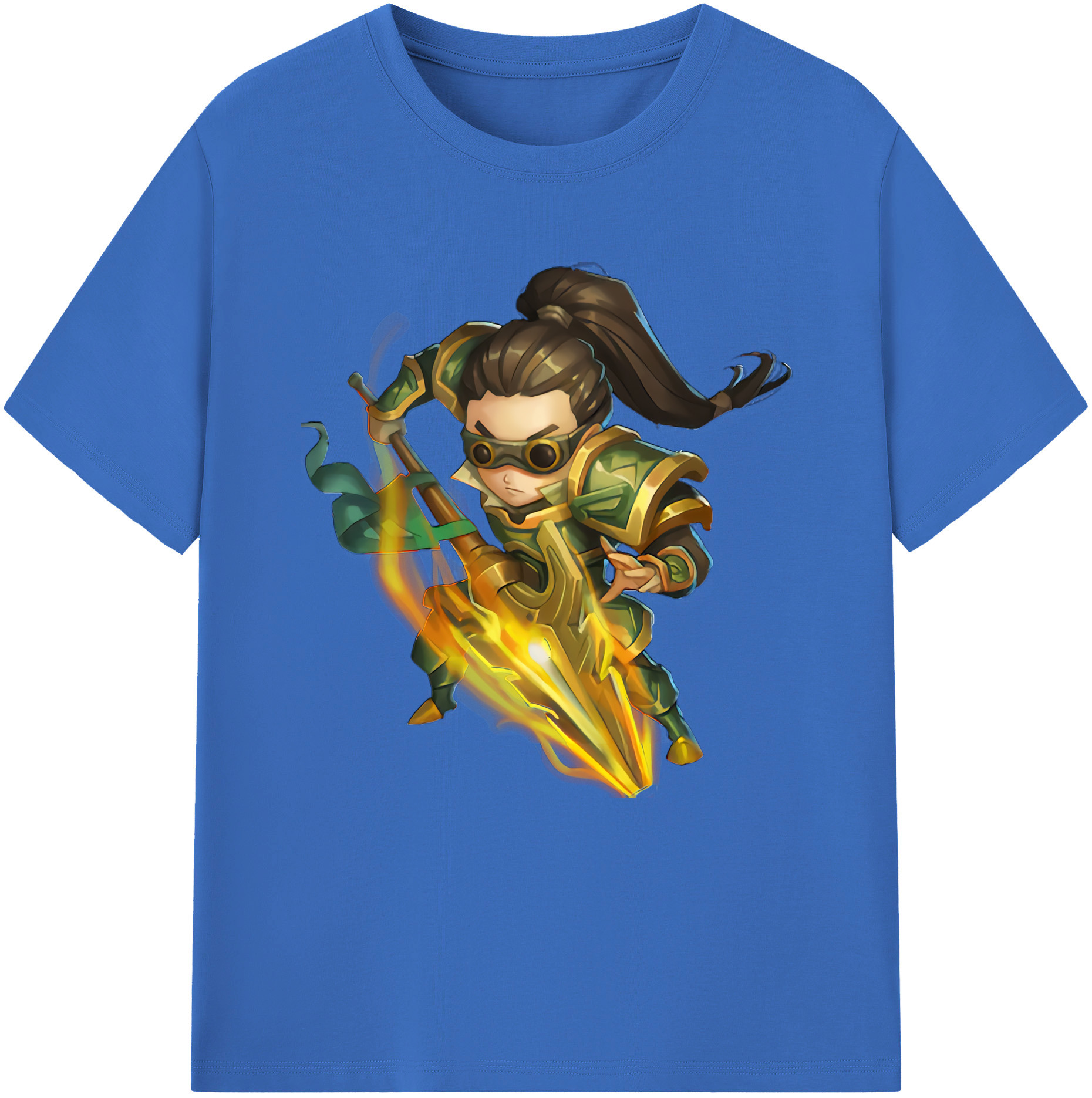 リーグ・オブ・レジェンド League of Legends LOL 綿100％半袖Tシャツ（フロントプリント）