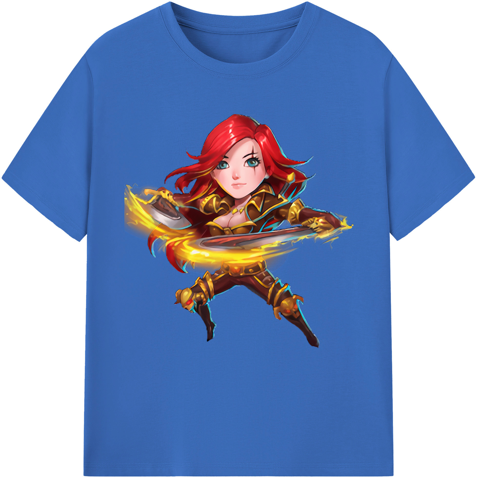 リーグ・オブ・レジェンド League of Legends LOL 綿100％半袖Tシャツ（フロントプリント）