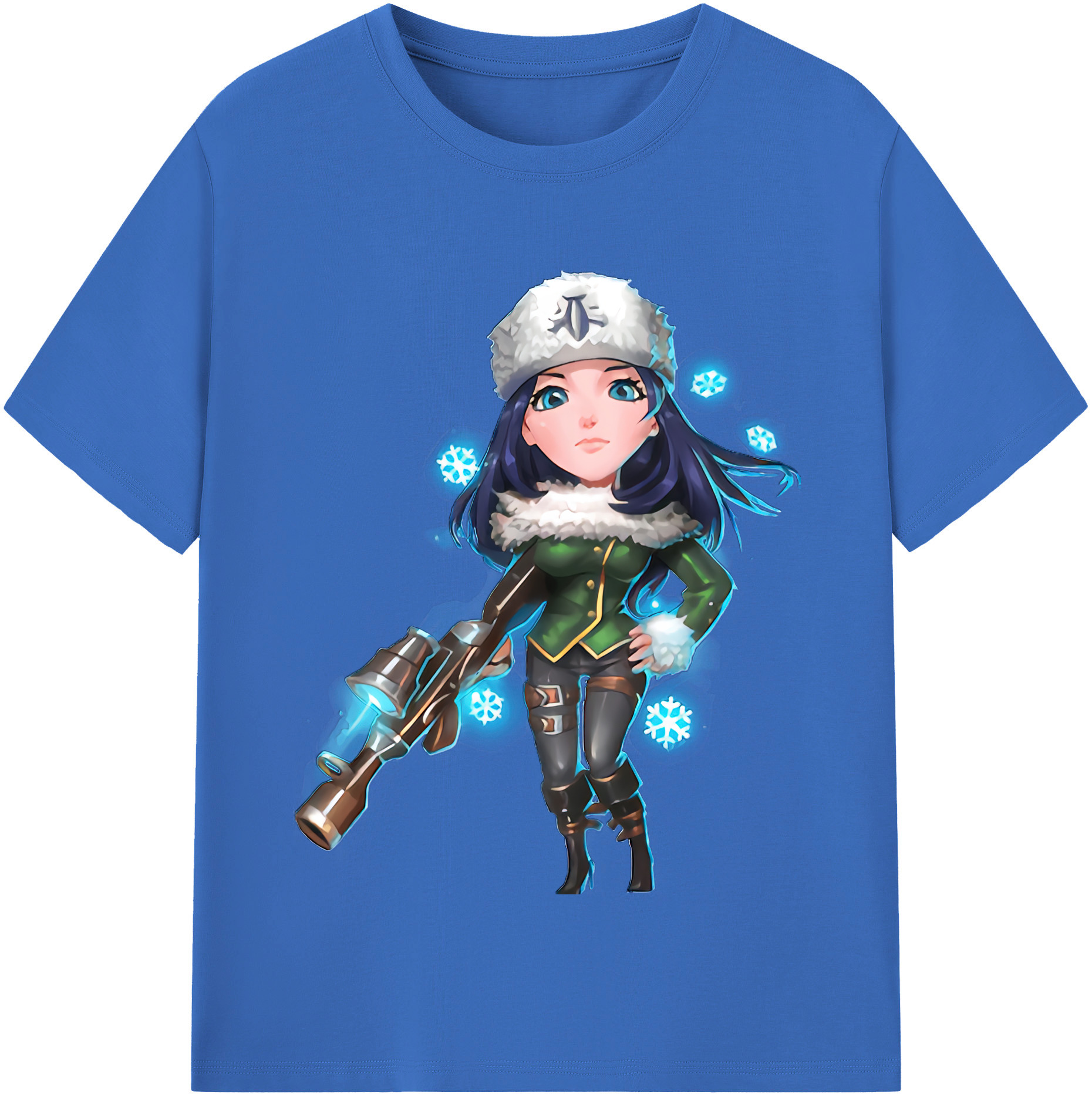 リーグ・オブ・レジェンド League of Legends LOL 綿100％半袖Tシャツ（フロントプリント）