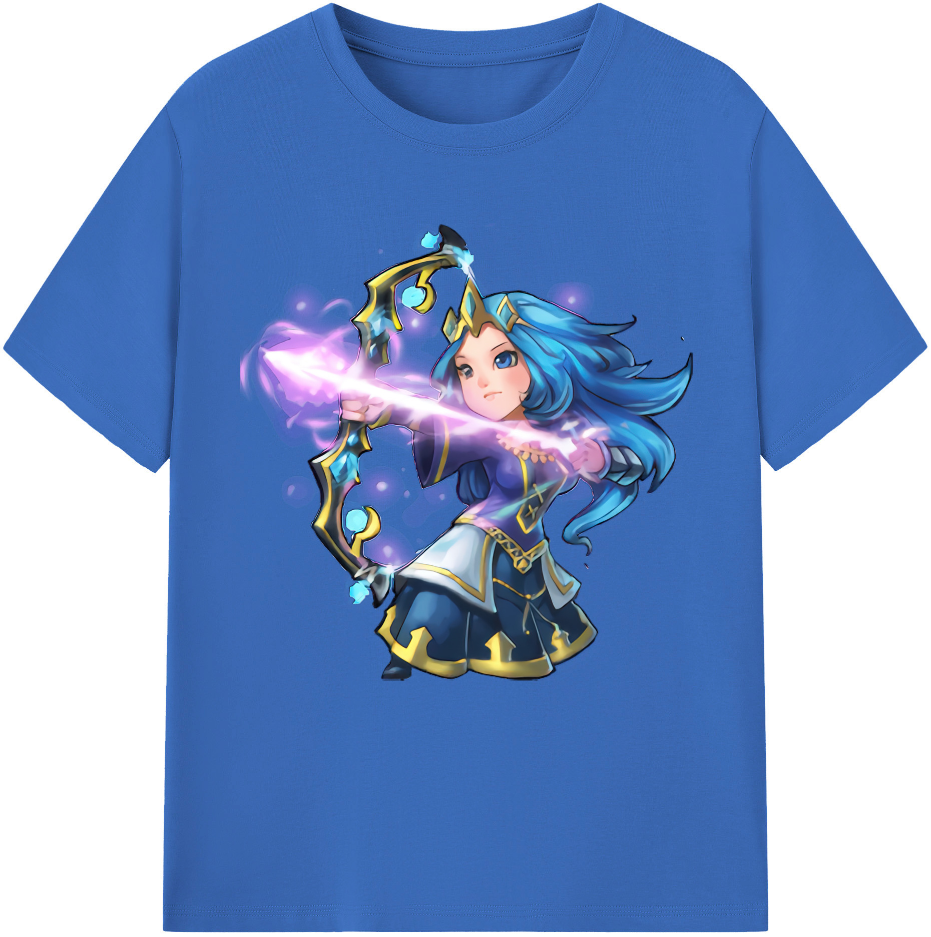 リーグ・オブ・レジェンド League of Legends LOL 綿100％半袖Tシャツ（フロントプリント）