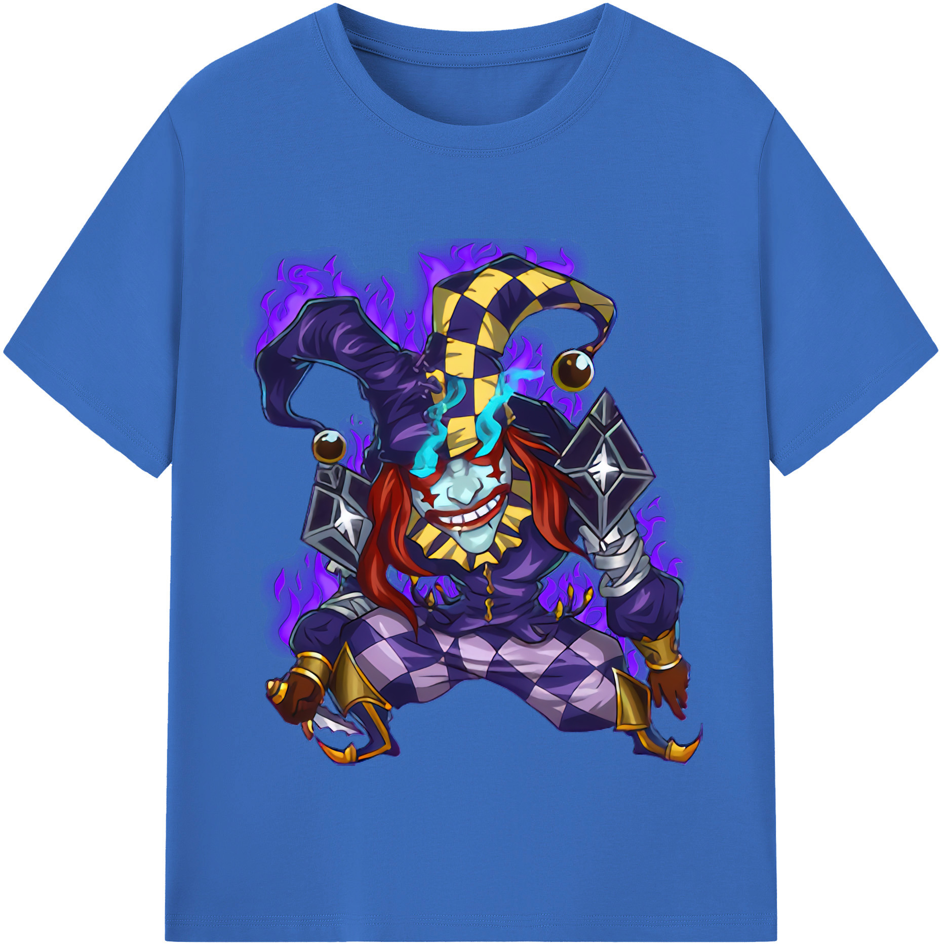 リーグ・オブ・レジェンド League of Legends LOL 綿100％半袖Tシャツ（フロントプリント）