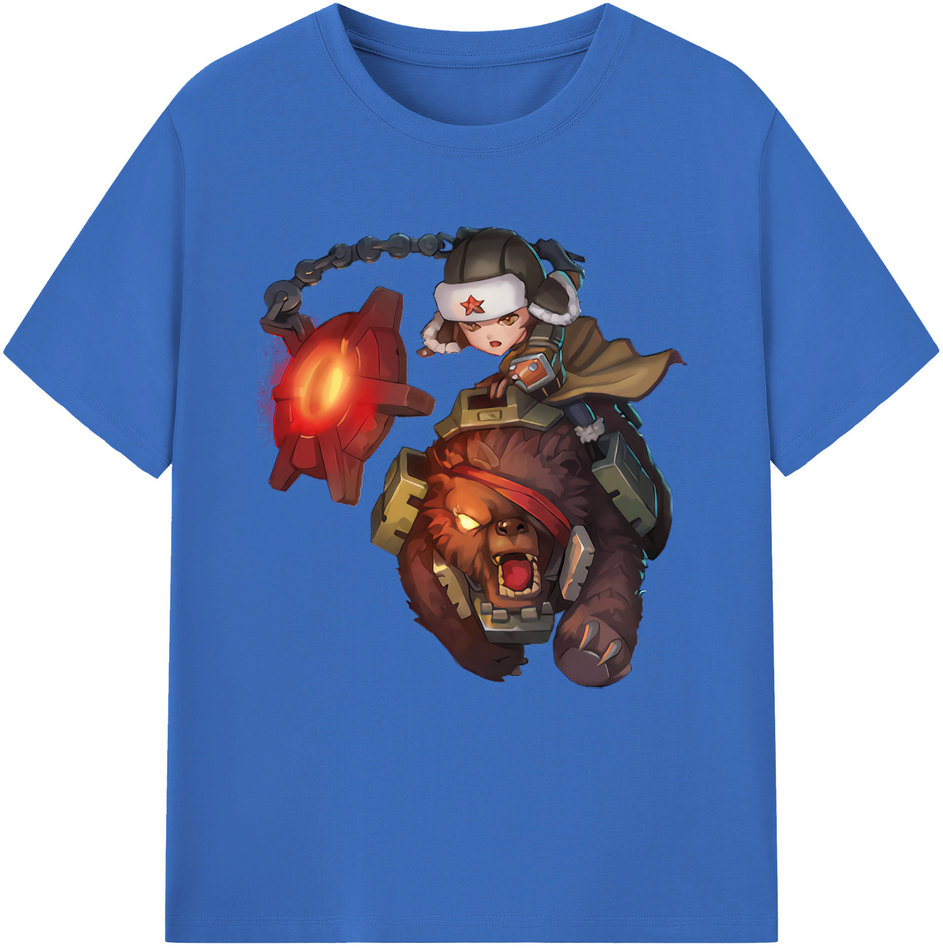 リーグ・オブ・レジェンド League of Legends LOL 綿100％半袖Tシャツ（フロントプリント）
