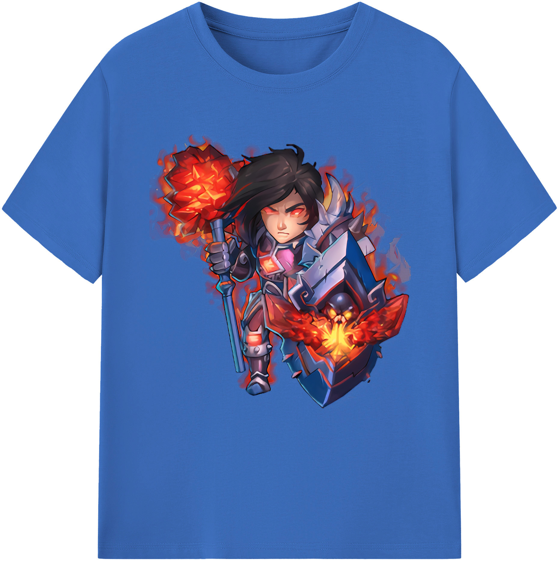 リーグ・オブ・レジェンド League of Legends LOL 綿100％半袖Tシャツ（フロントプリント）