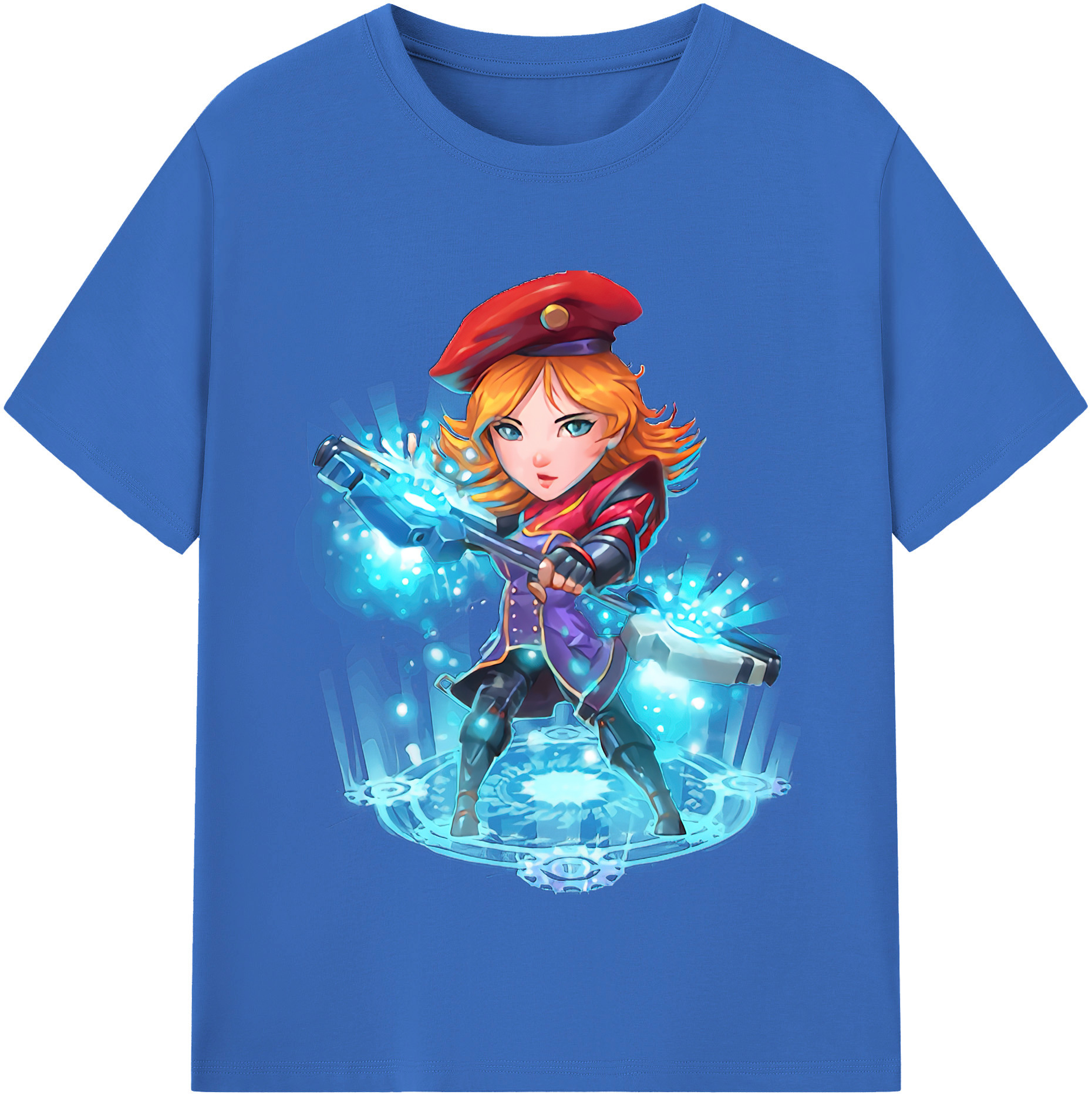 リーグ・オブ・レジェンド League of Legends LOL 綿100％半袖Tシャツ（フロントプリント）