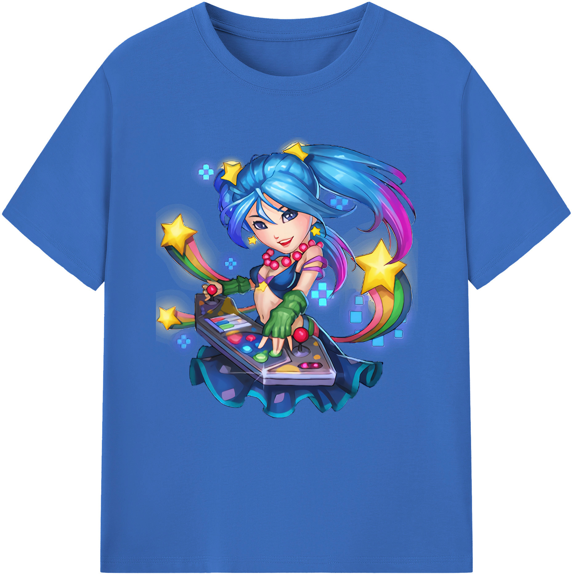 リーグ・オブ・レジェンド League of Legends LOL 綿100％半袖Tシャツ（フロントプリント）
